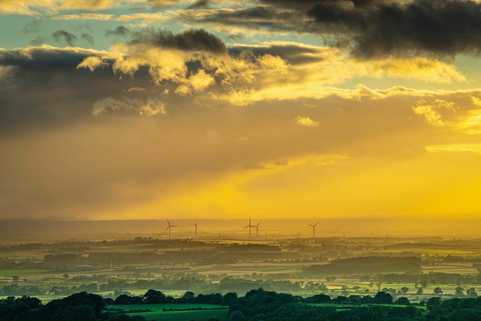 Wind Over the Tees Plain