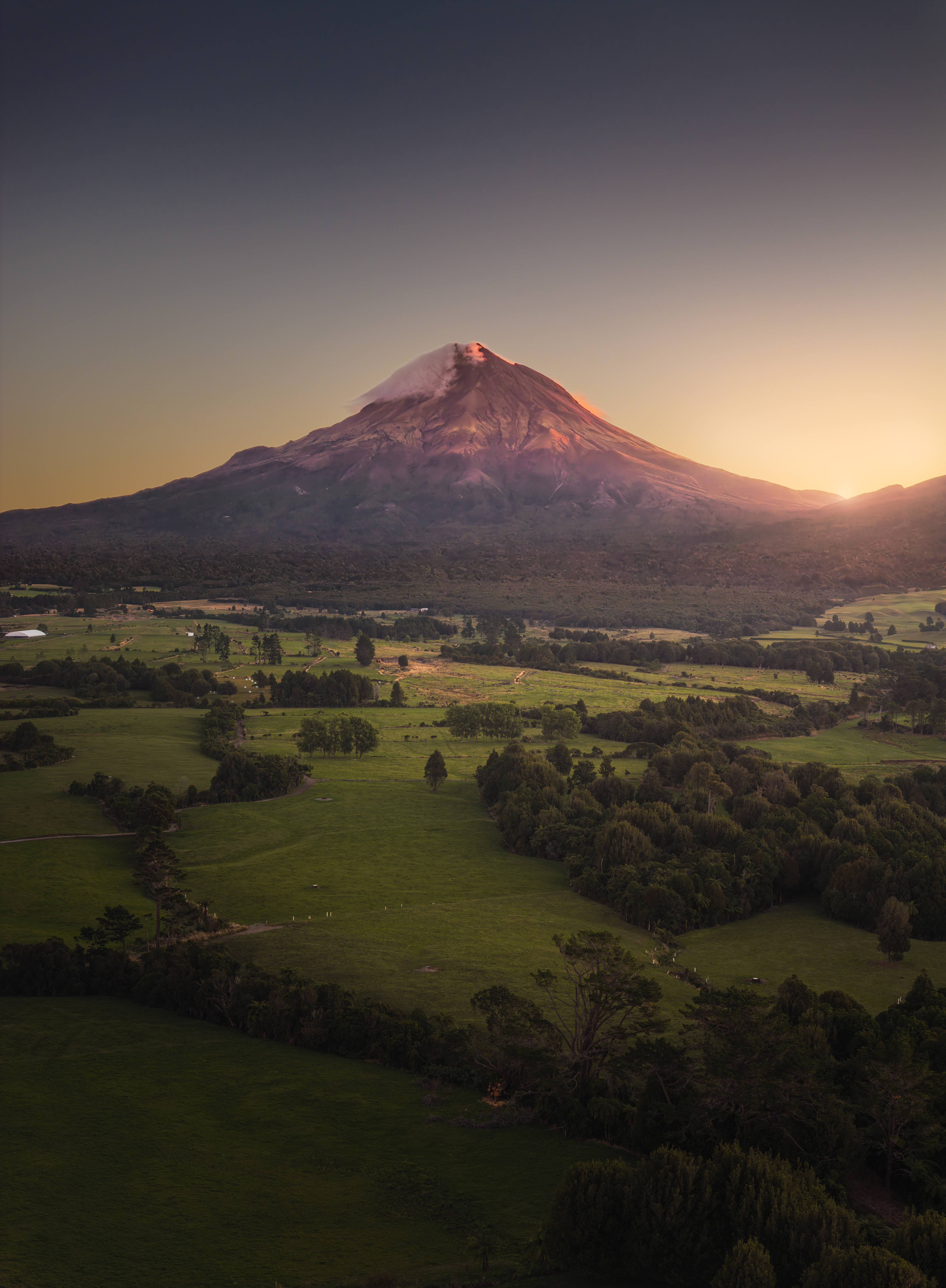 Mount Egmont by drone