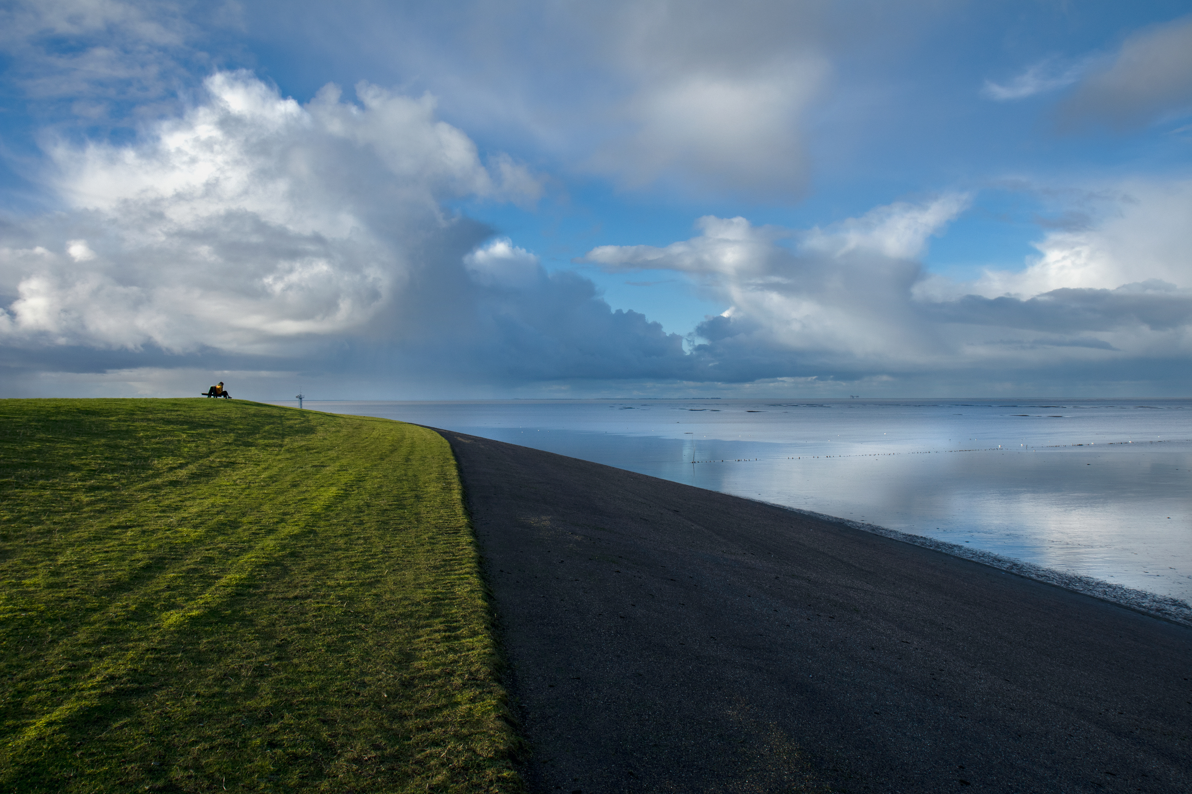 De dijk, Peassens Moddergat