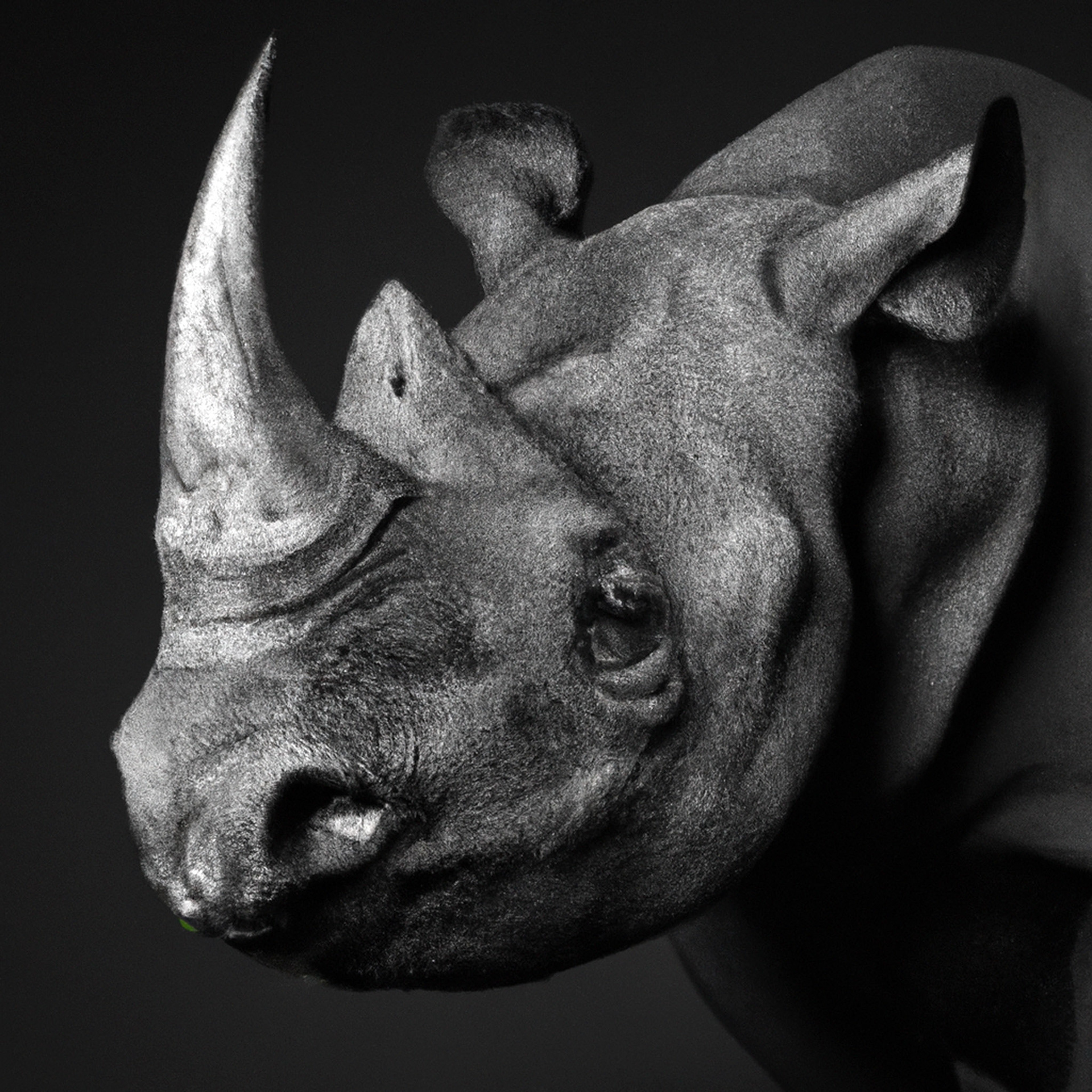 Black Rhino (Pop. 6,197), Irving Penn