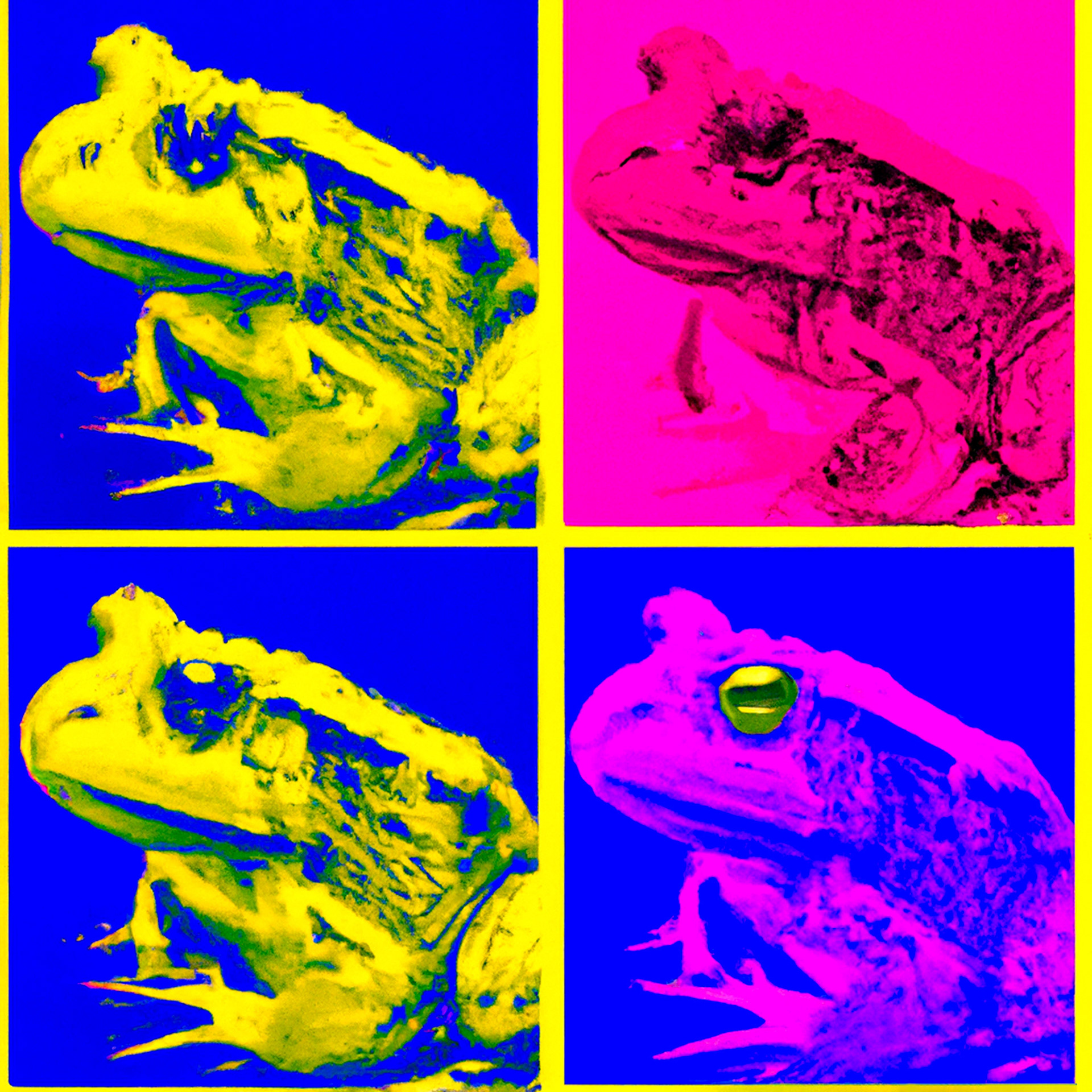 Golden Frog (RIP:1989), Andy Warhol