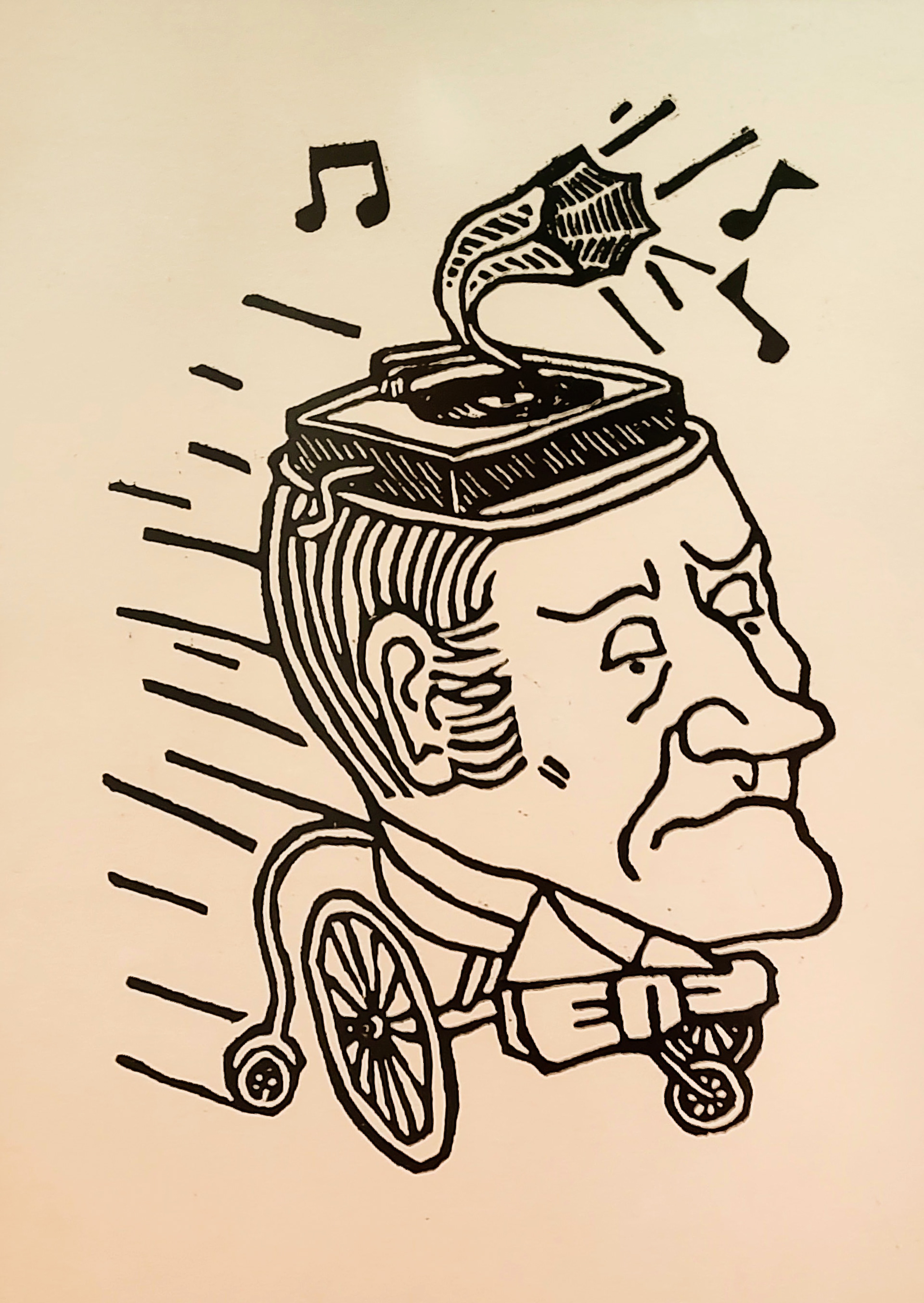 The Music of the Gears, 15 x 11 in, 2024