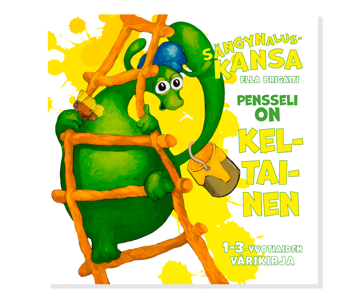KIRJASARJA Sängynaluskansa Pensseli on keltainen/sininen/punainen/vihreä, 2019
