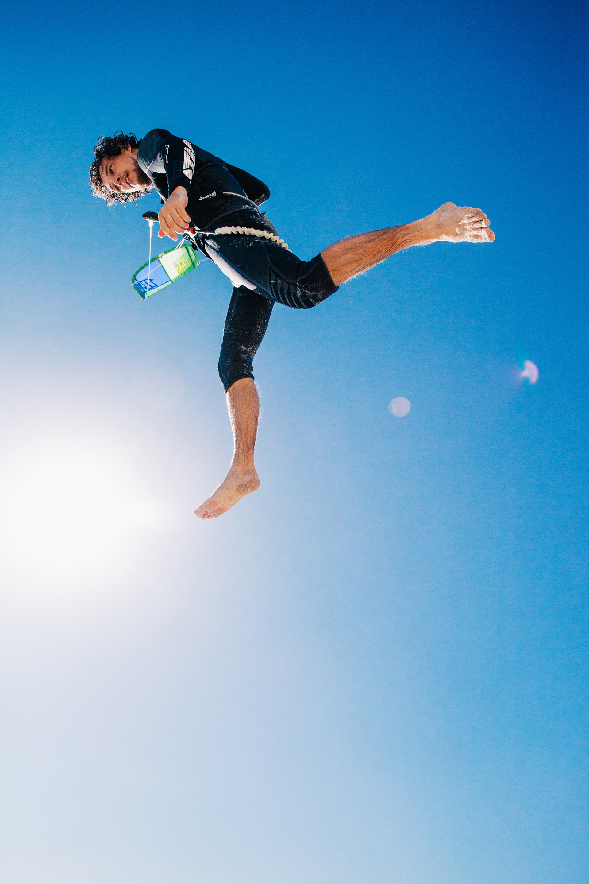 Mario Rodwald, European kiteboarding champion - Cape Town, South Africa