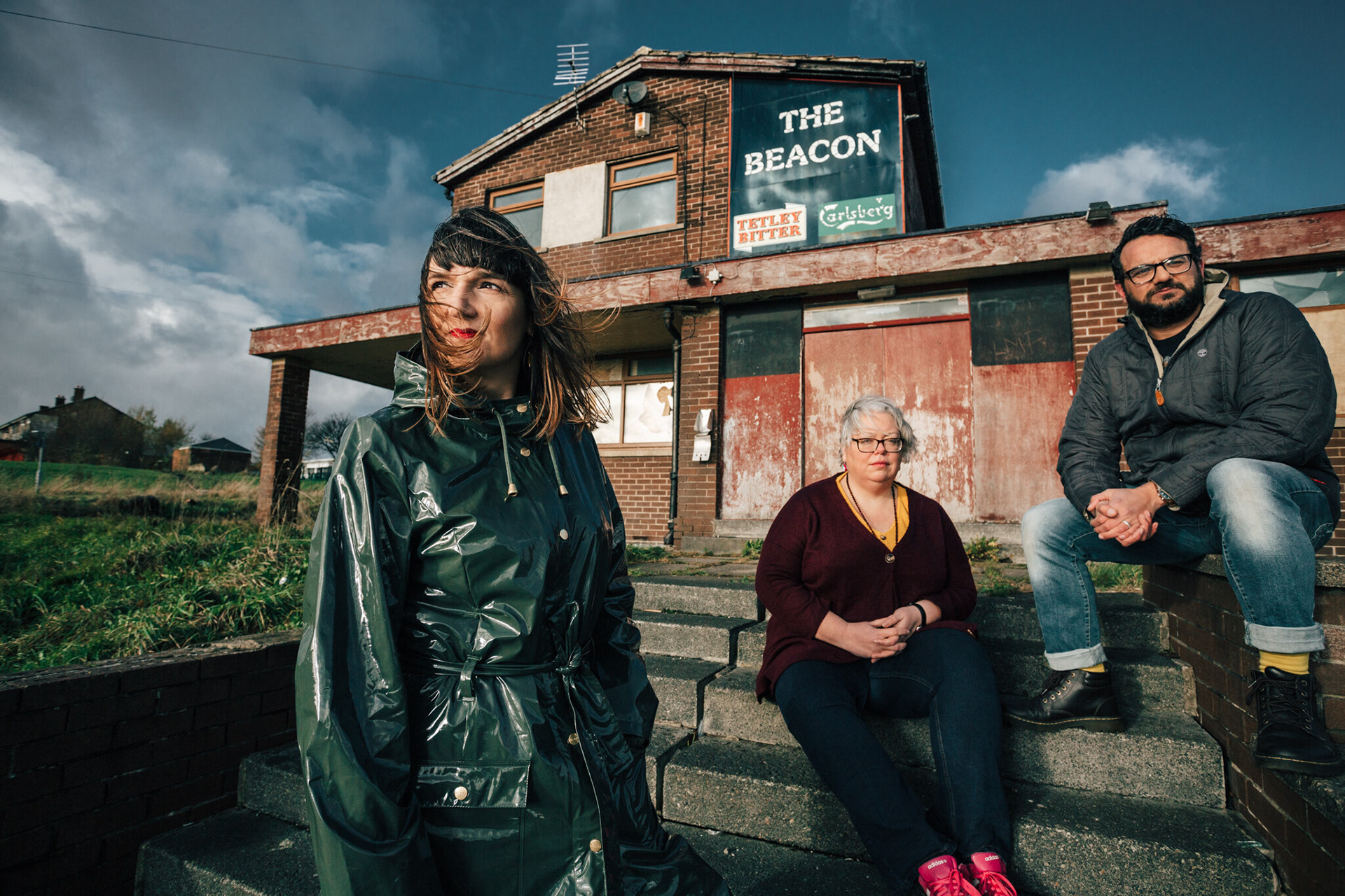 Theatre production team of Black Teeth and a Brilliant Smile