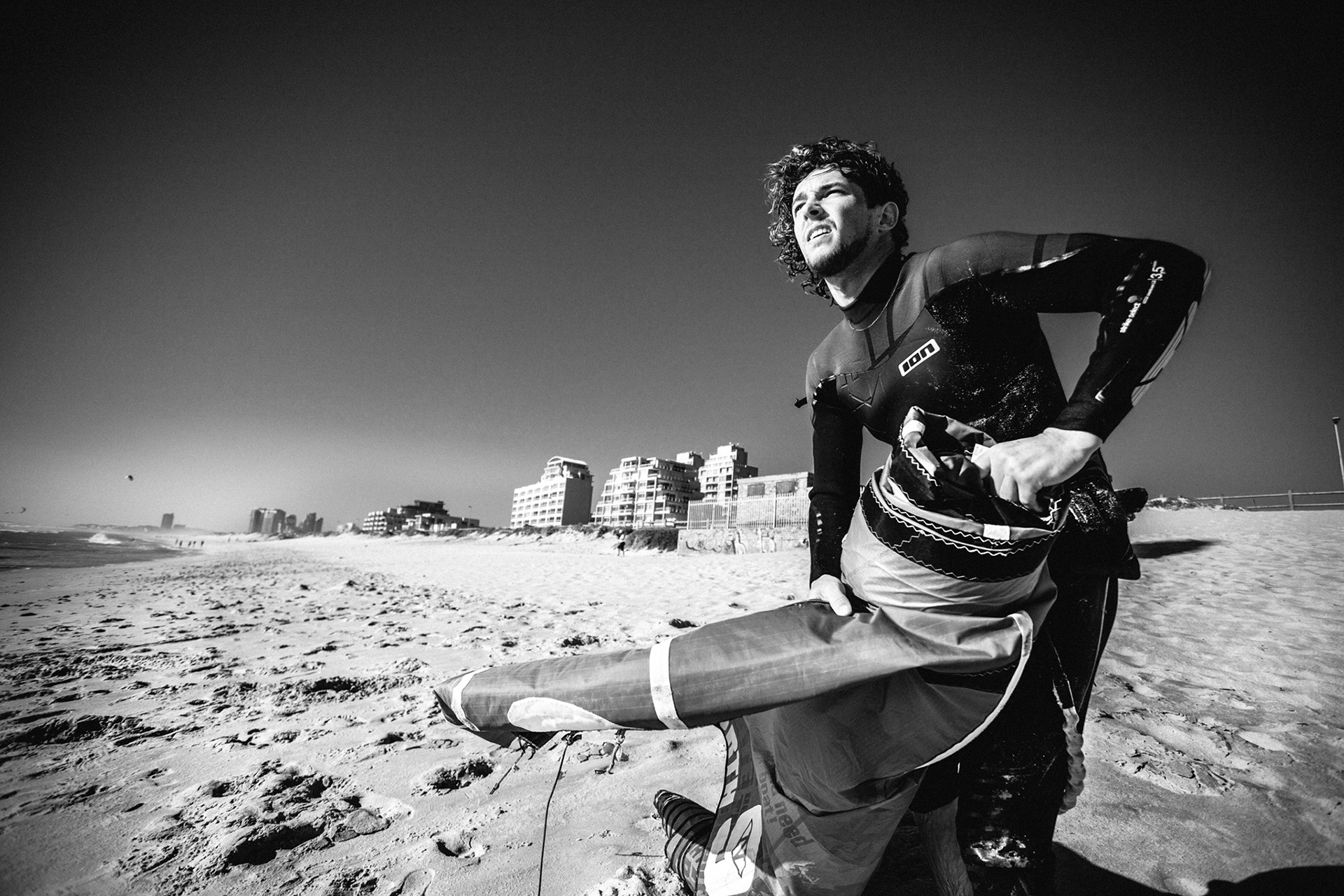 Mario Rodwald, European kiteboarding champion - Cape Town, South Africa