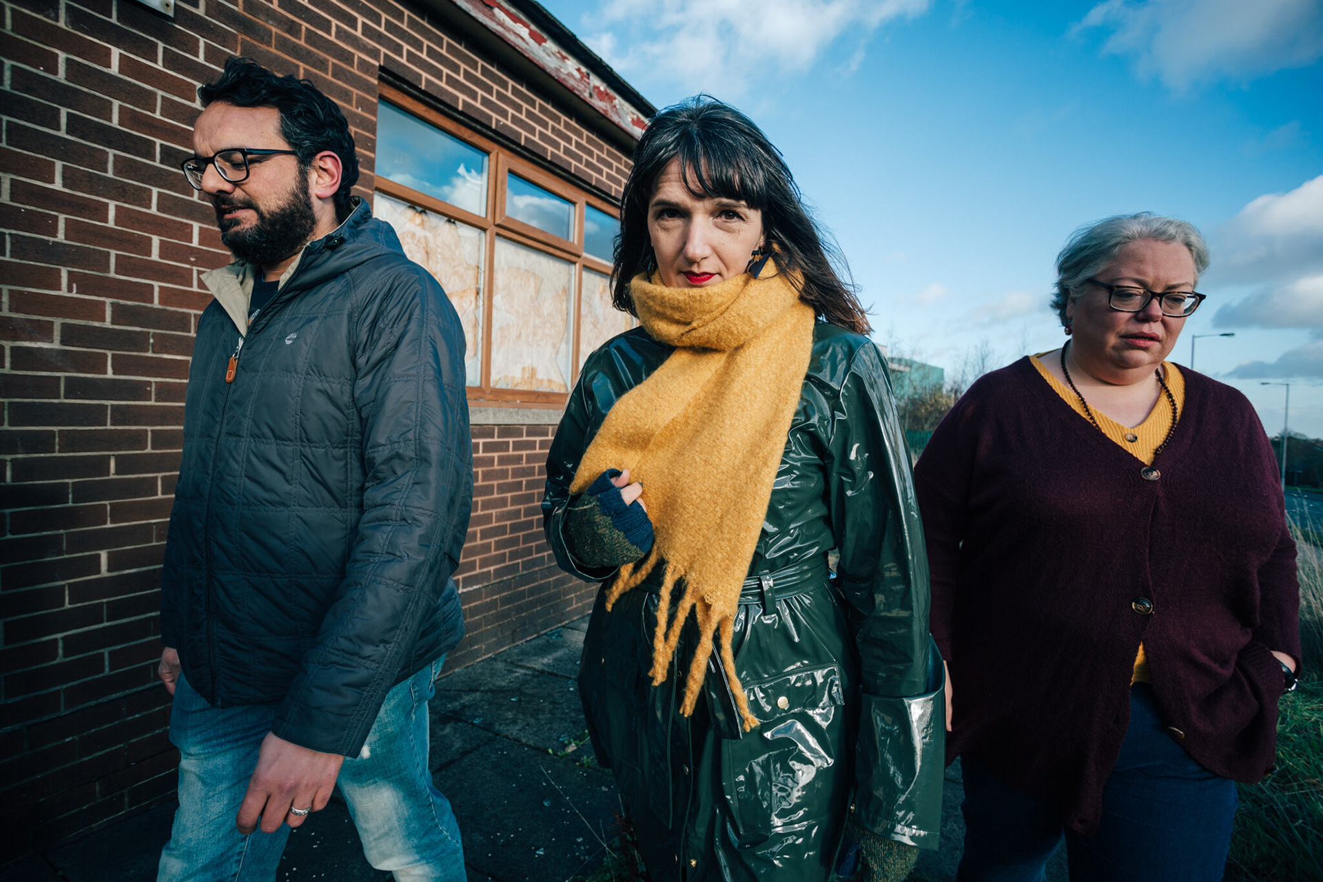 Theatre production team of Black Teeth and a Brilliant Smile
