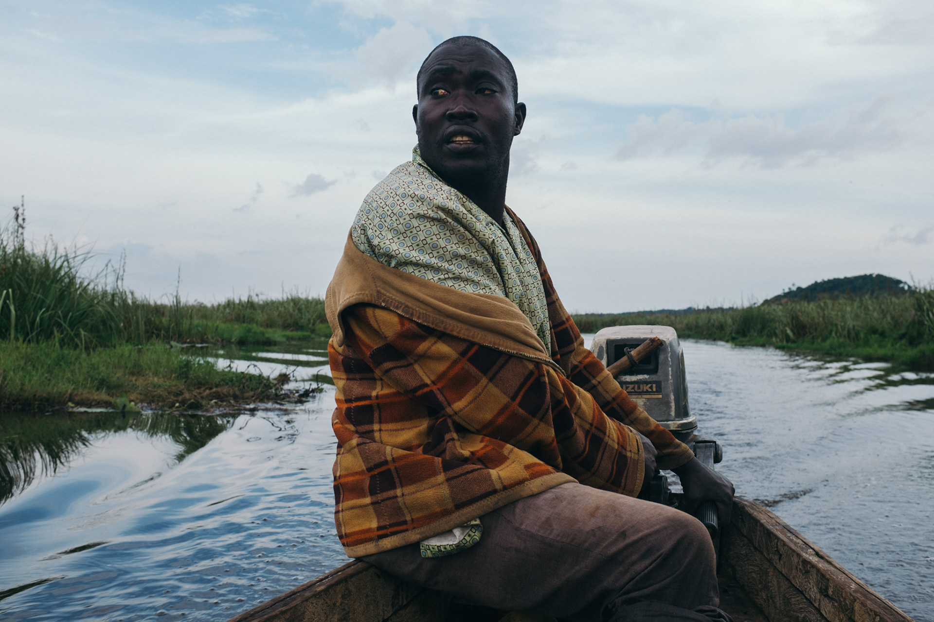 Bussi Island boatman, Uganda - editorial for non-profit Yunus Social Business (YSB)