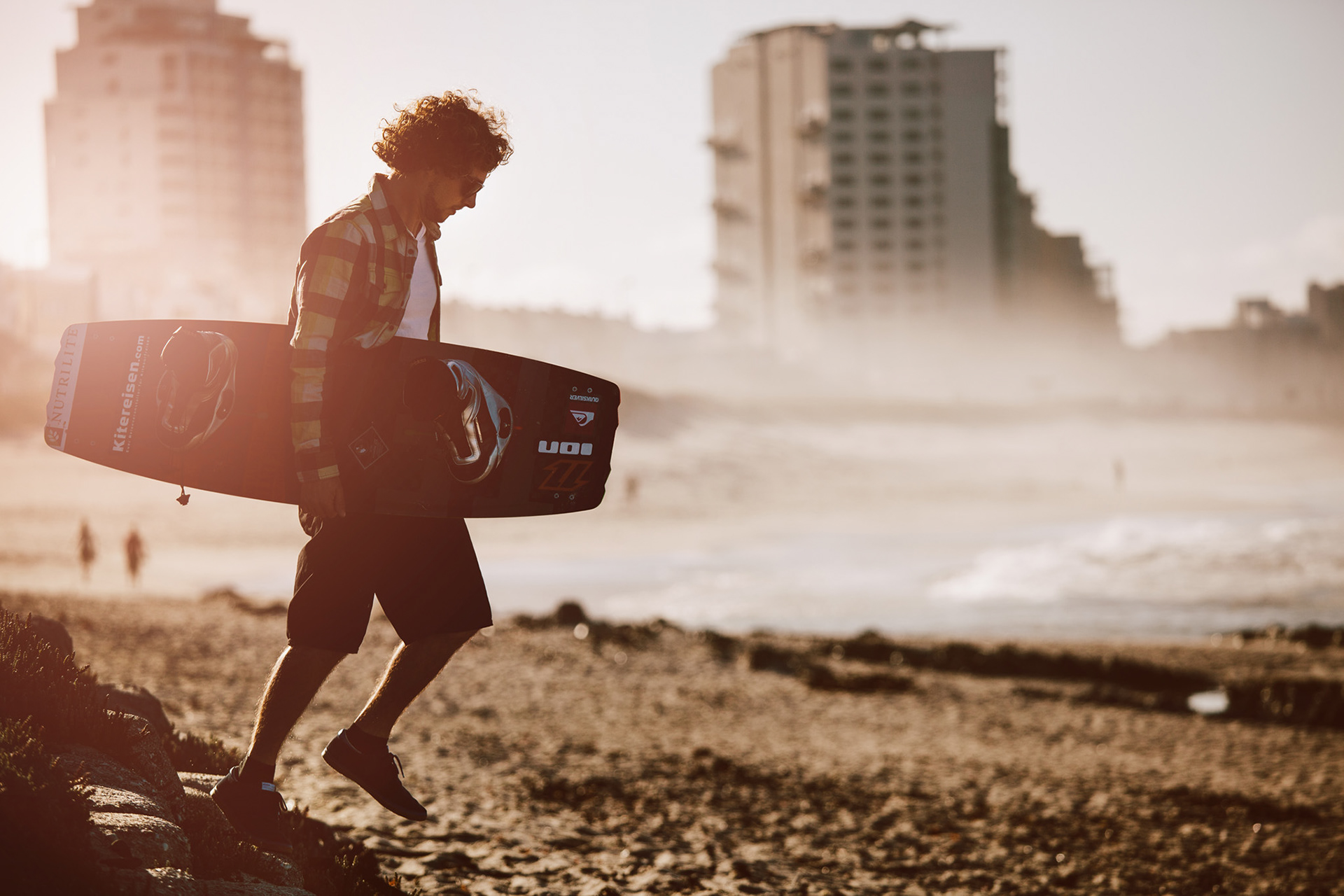 Mario Rodwald, European kiteboarding champion - Cape Town, South Africa
