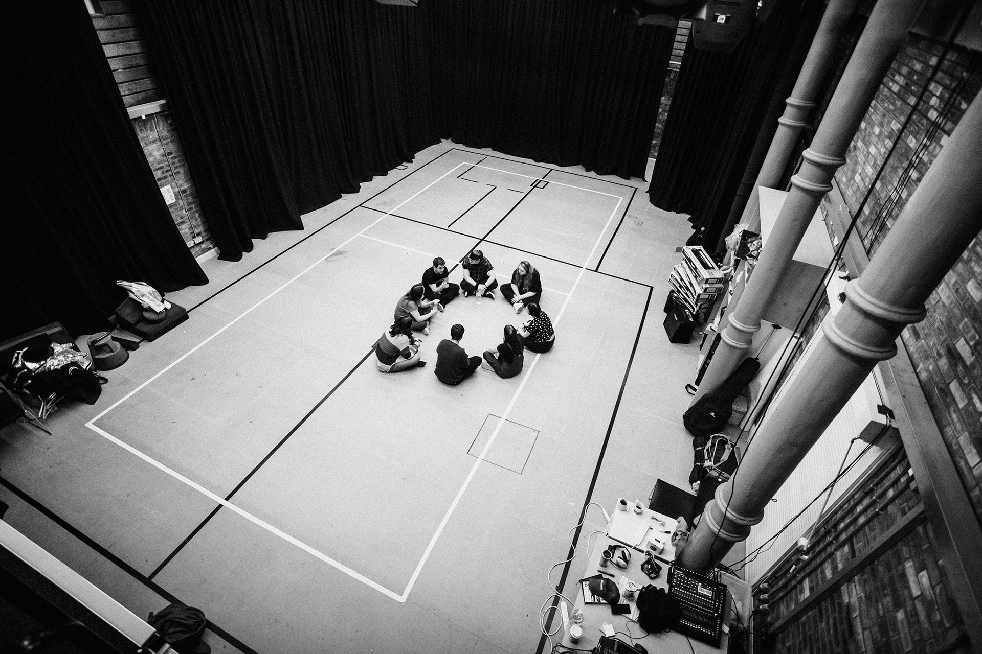 Rehearsal photos at Mind The Gap Theatre Co. - learning disability theatre