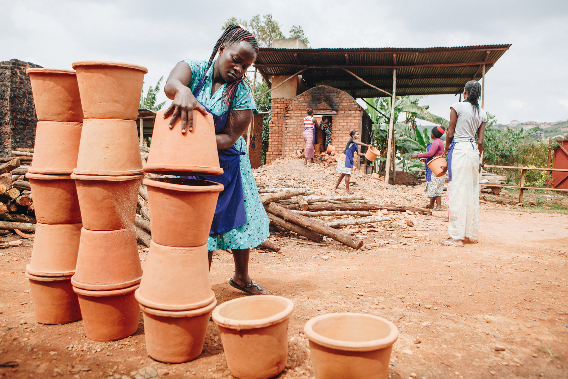 Water filter pot production, Uganda - editorial for non-profit Yunus Social Business (YSB)