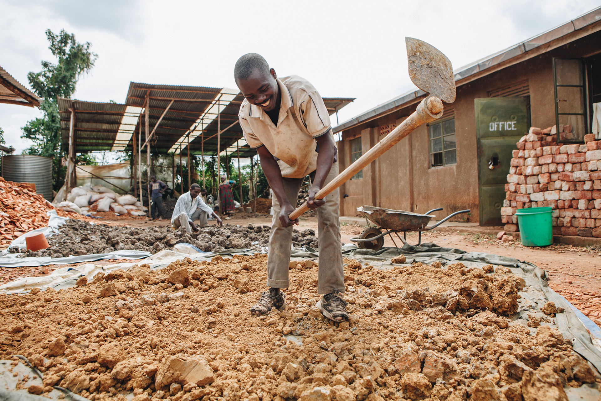 Water filter pot production, Uganda - editorial for non-profit Yunus Social Business (YSB)
