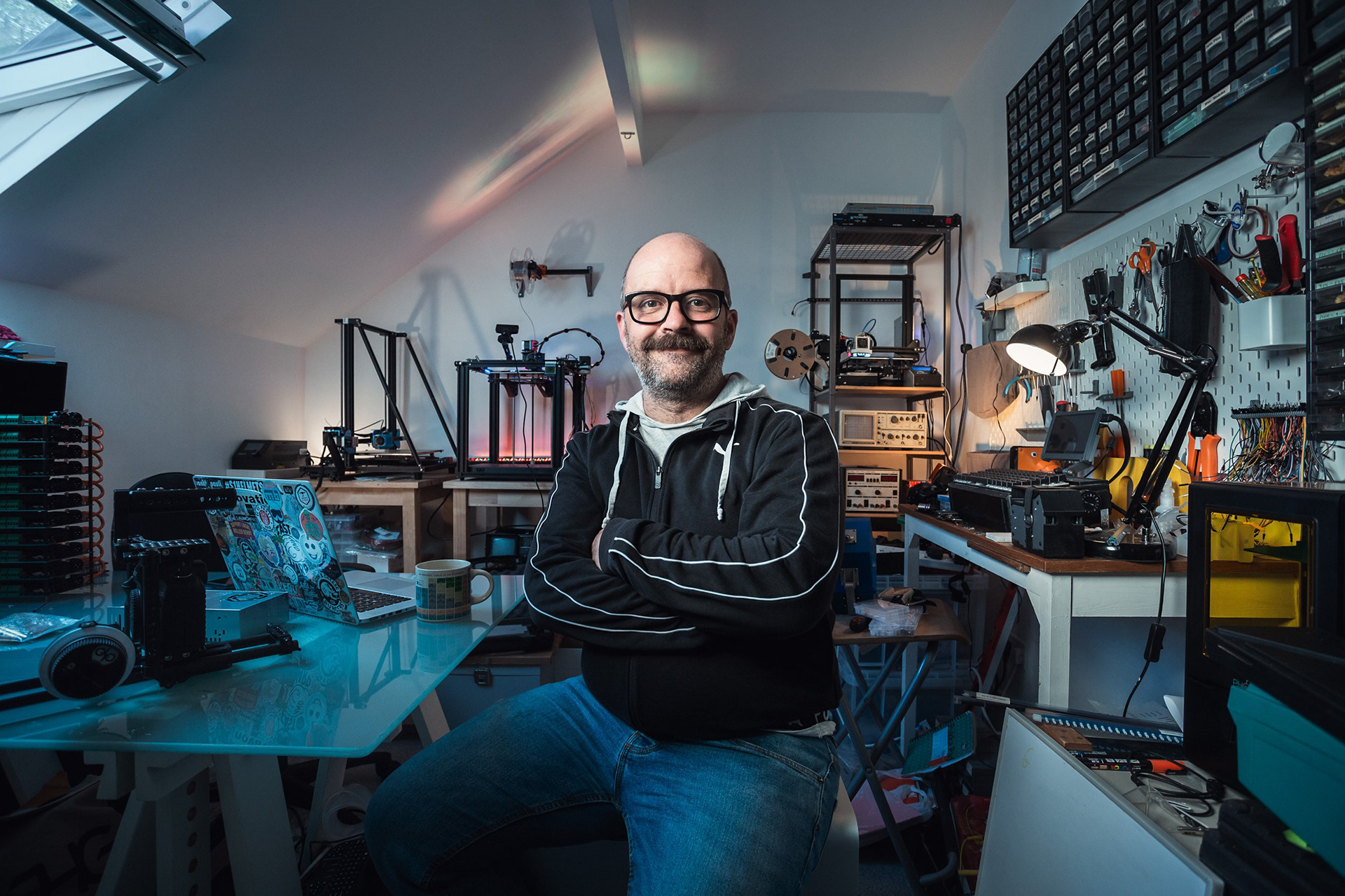 Analogue & digital technology artist Ivan Mack