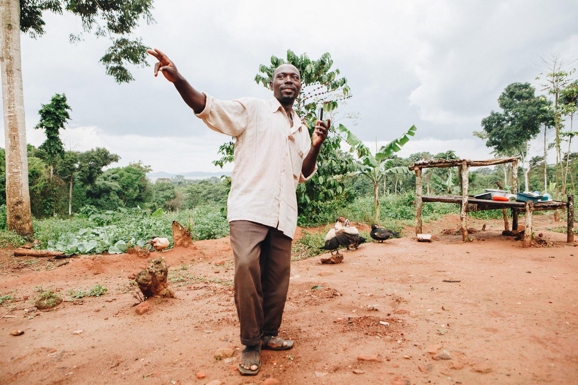 Pineapple plantation, Uganda - editorial for non-profit Yunus Social Business (YSB)