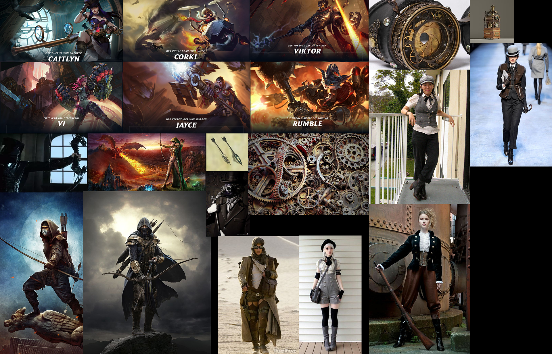 Reference Sheet and Moodboard