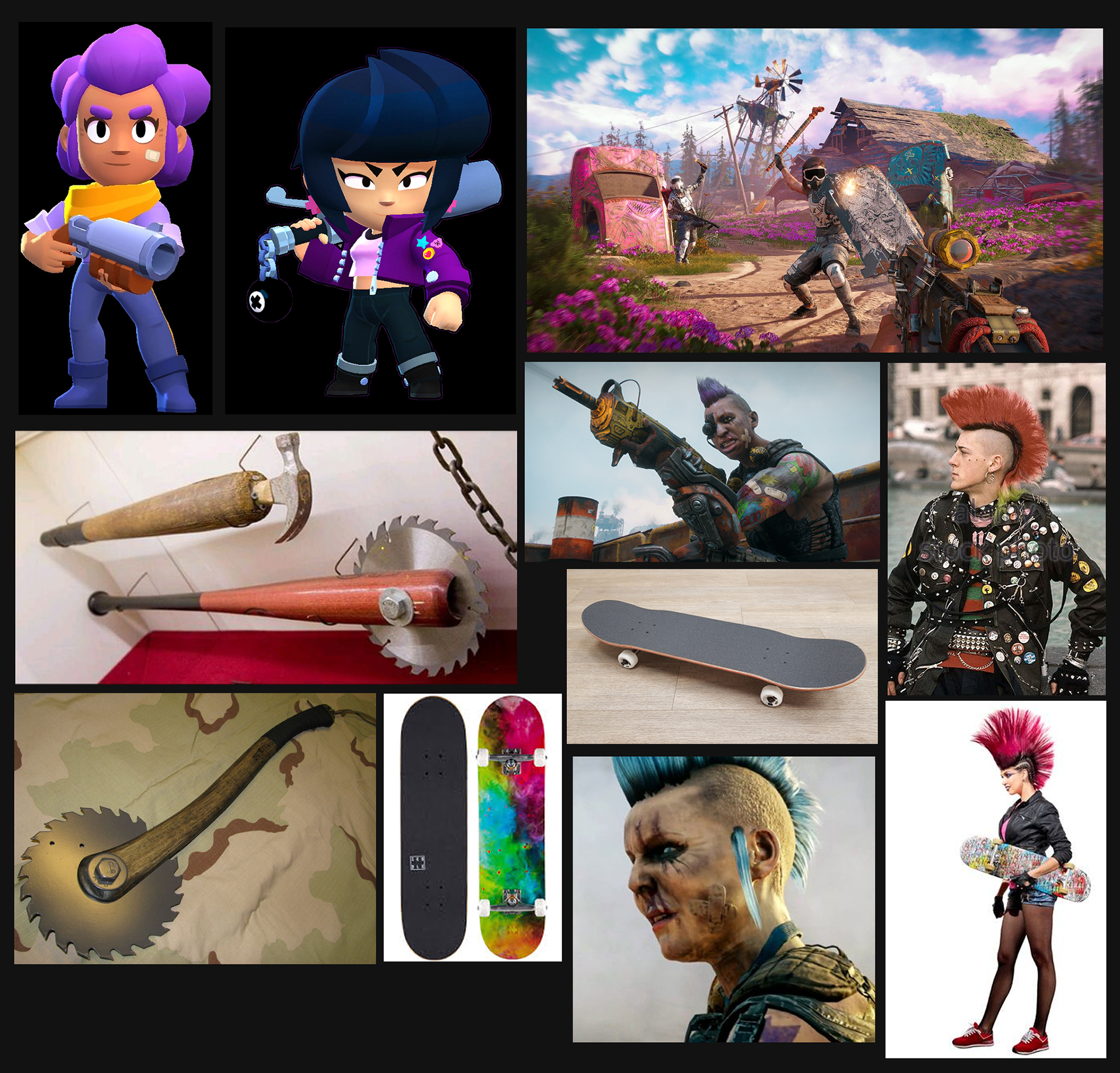 Reference Sheet and Moodboard