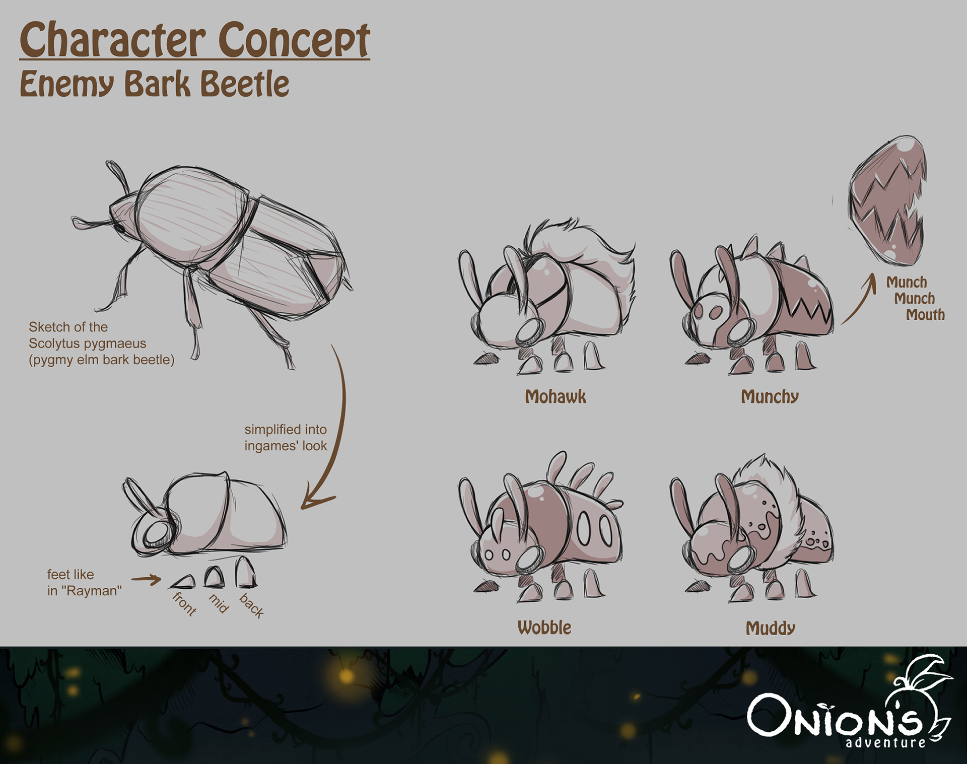 Character Concept: Enemy Bark Beetle