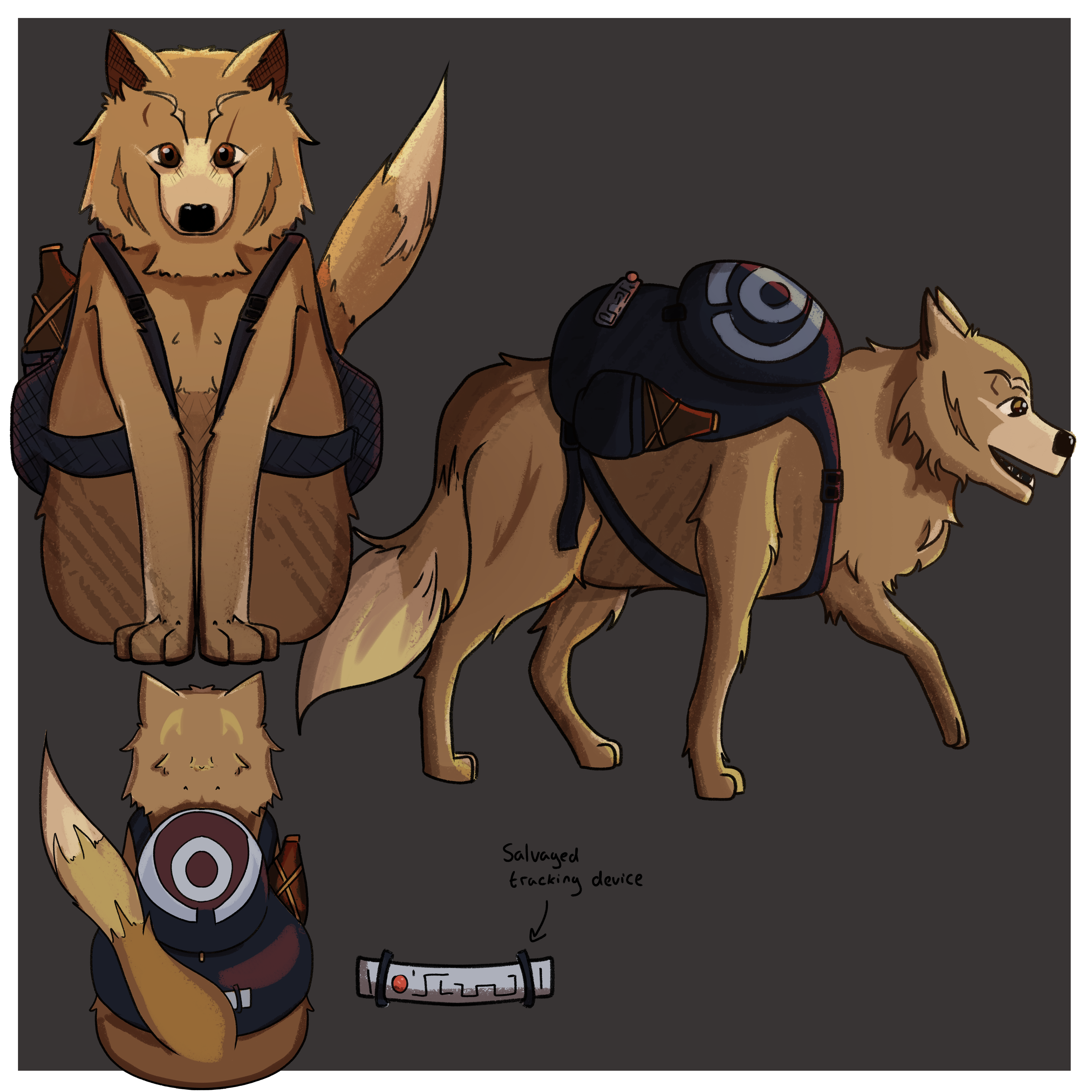 Designing Rey's dog, part of Next Gen virtual course