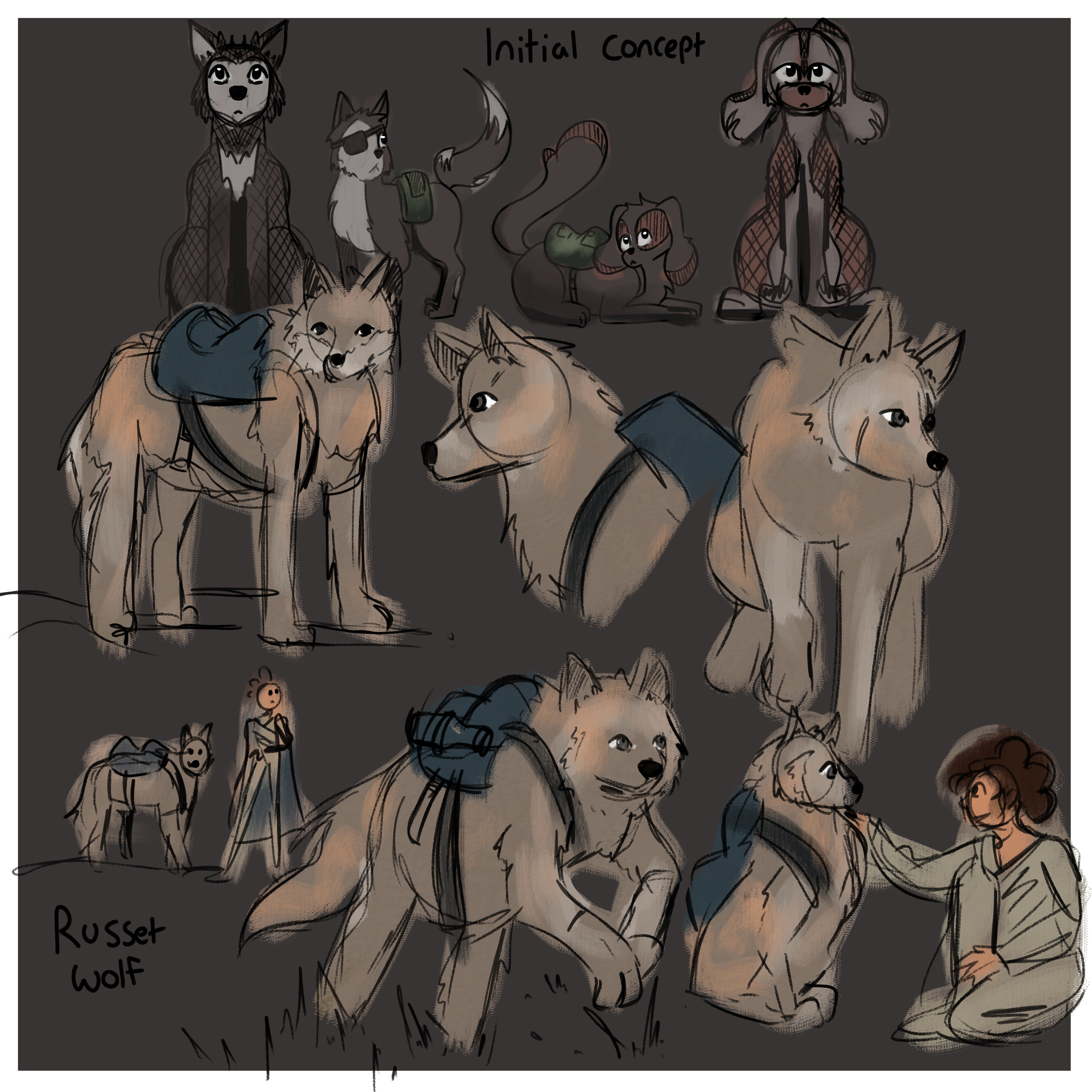 Designing Rey's dog, part of Next Gen virtual course