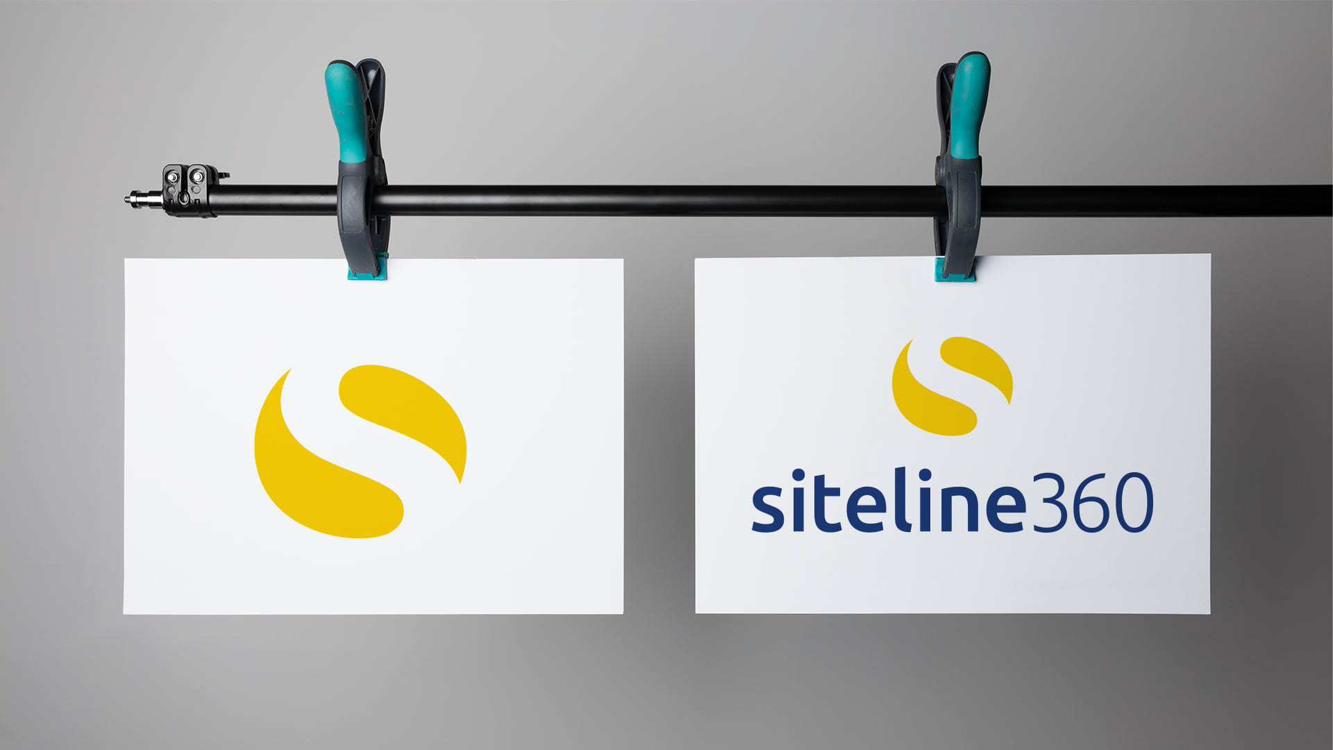 siteline360 hanging logo print samples