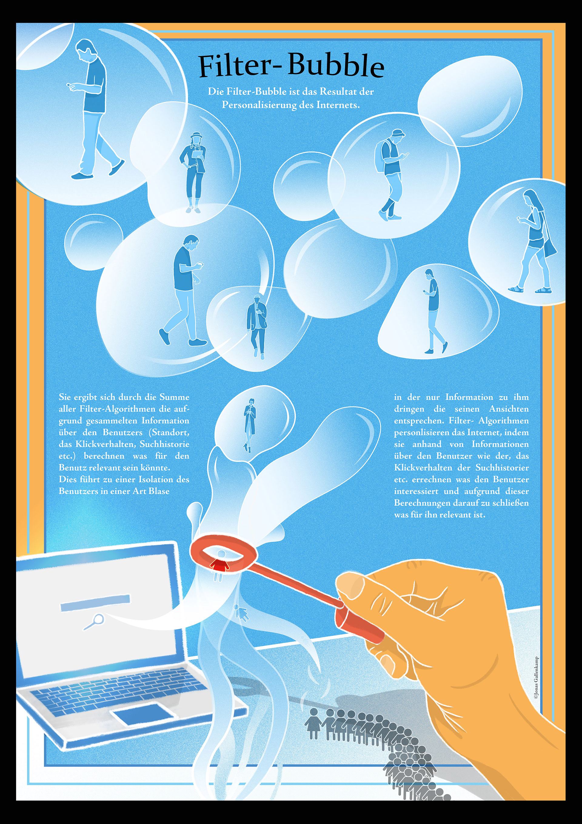 Infografik Filter-Bubble