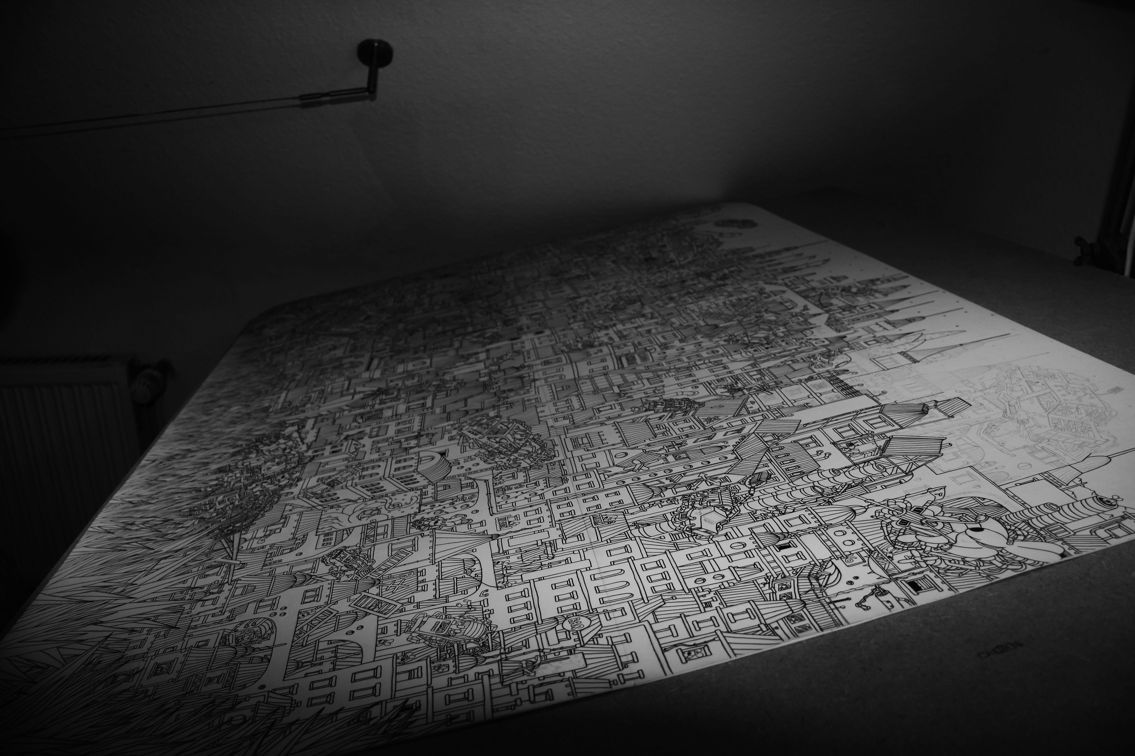 Prozess Wimmelbild "New Dog City"
