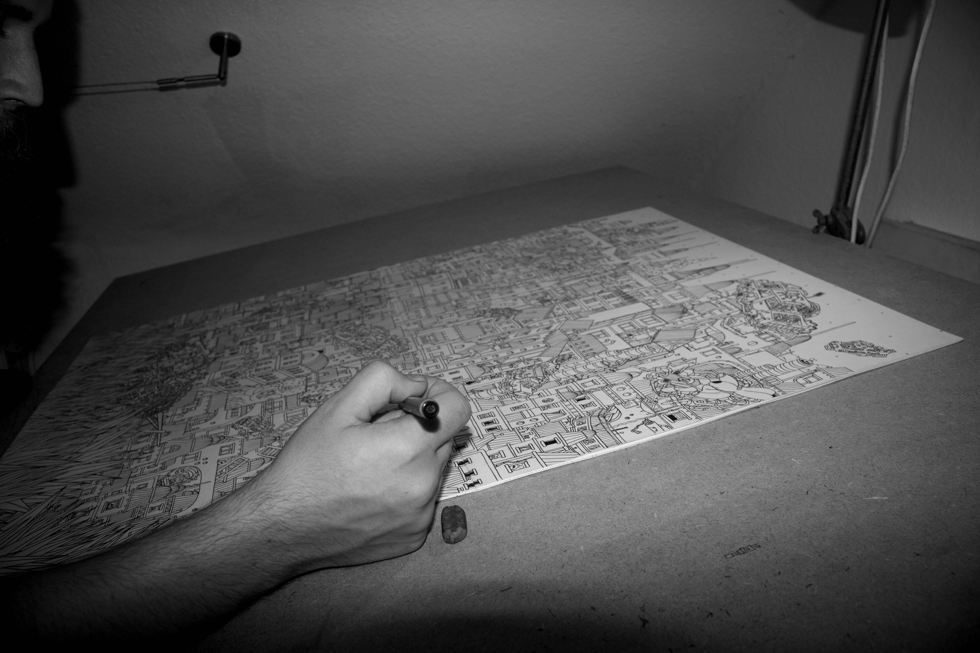 Prozess Wimmelbild "New Dog City"