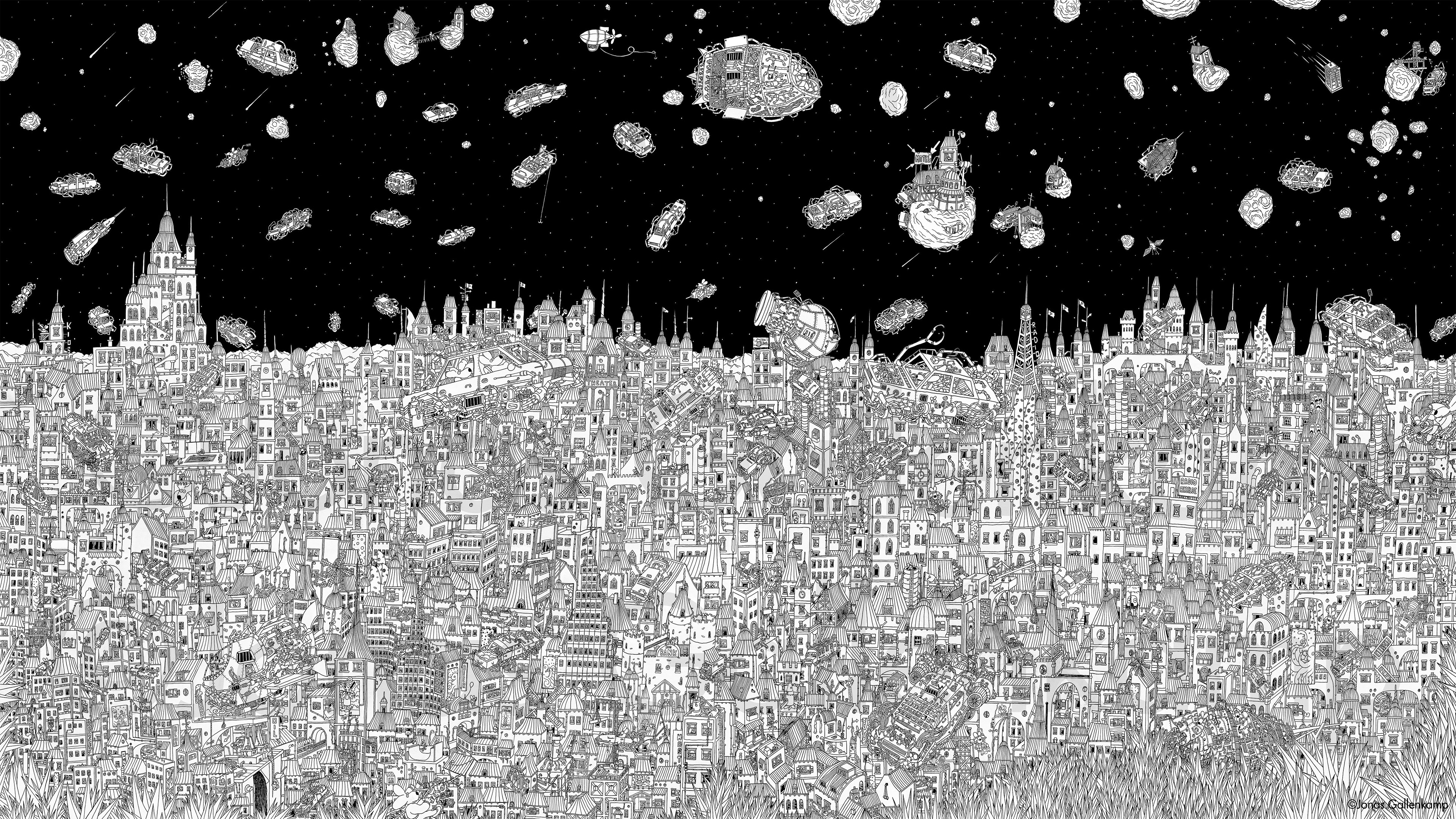 Wimmelbild "New Dog City"