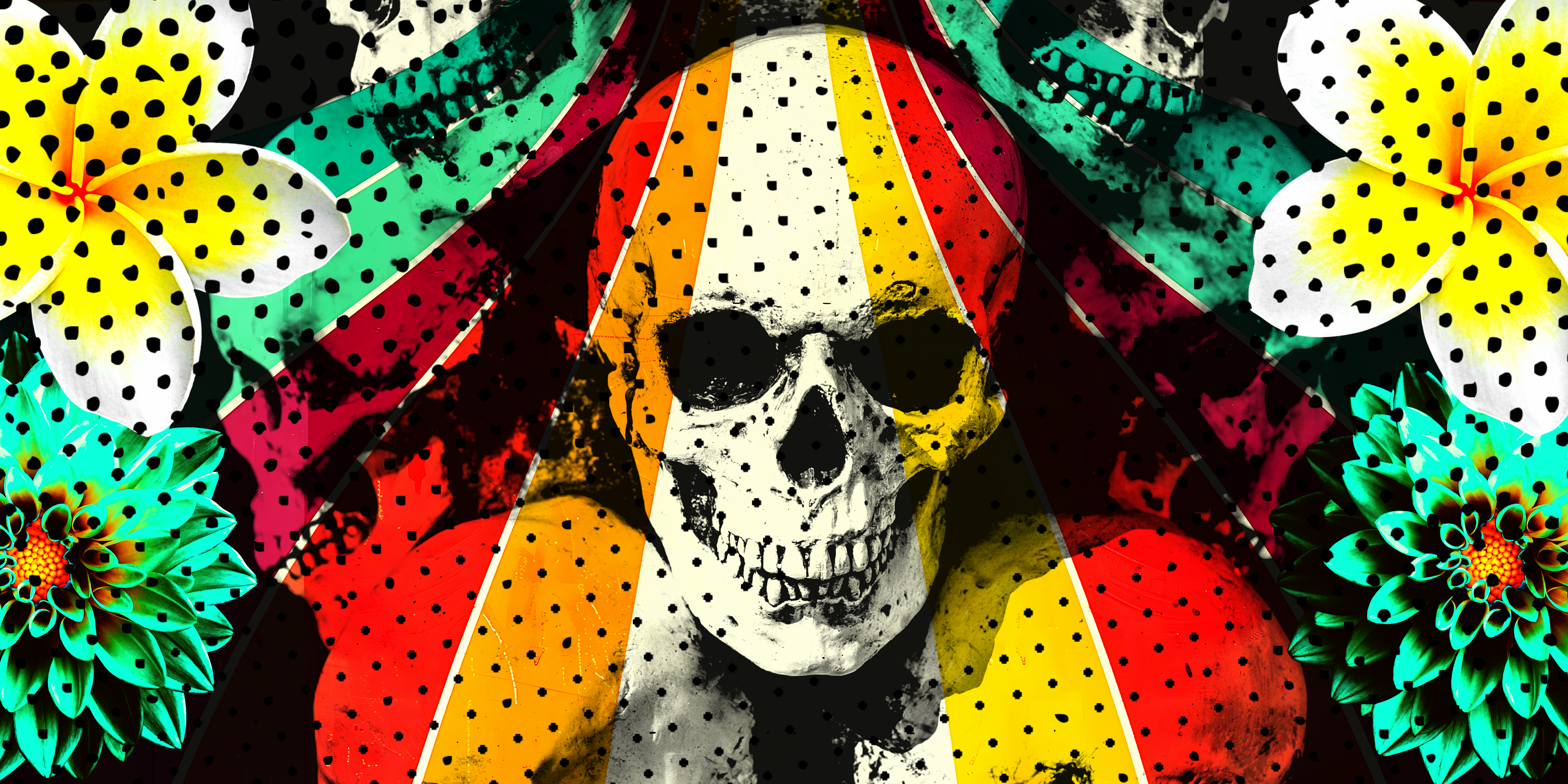 Retro Skulls