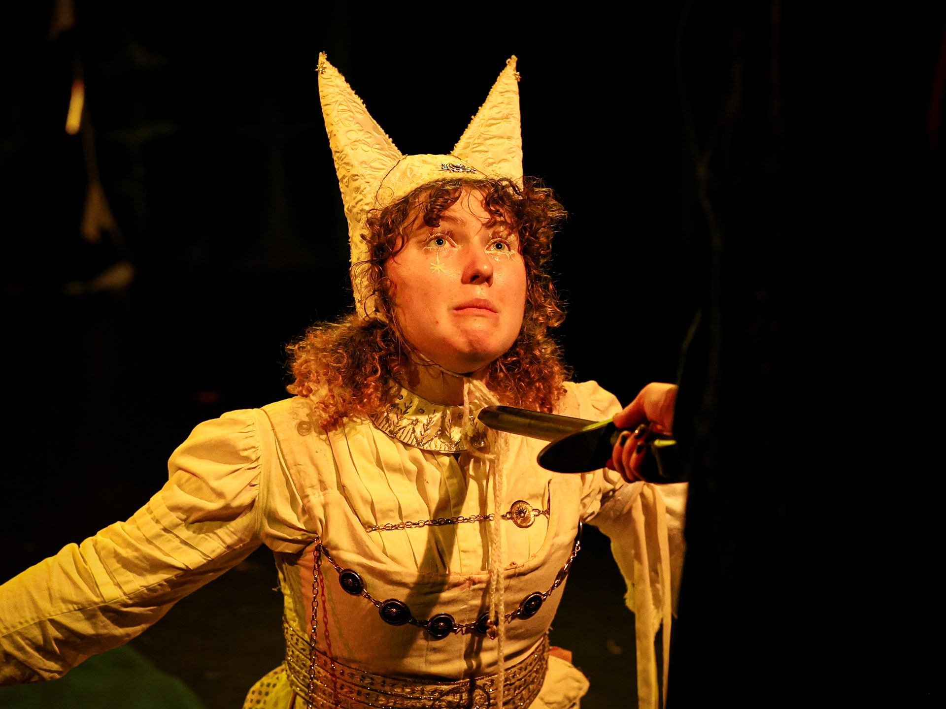 Richard III by William Shakespeare. Performed by Shrews Naked Shakespeare  on April  4th, 5th, and 6th of 2025 at Sarah Lawrence College.