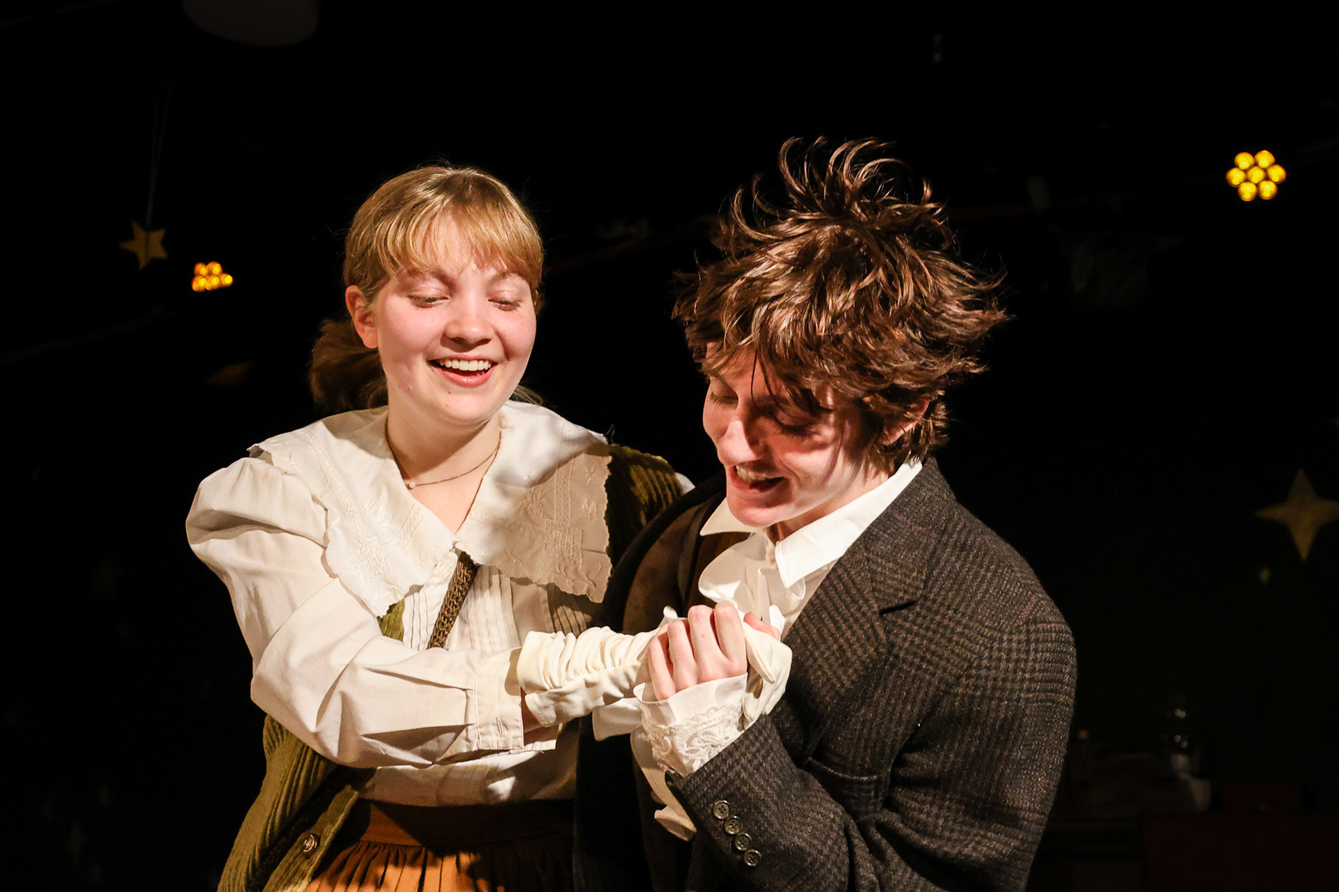 Little Women by Kate Hamill. (Adapted from the novel by Luisa May Alcott) Directed by Oona Hutchman. Produced by Downstage Theatre Company. Performed on December 5th, 6th, and 7th of 2024 at Sarah Lawrence College.