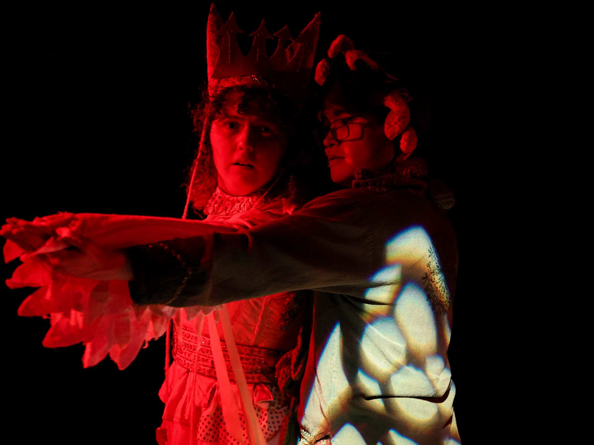 Richard III by William Shakespeare. Performed by Shrews Naked Shakespeare  on April  4th, 5th, and 6th of 2025 at Sarah Lawrence College.