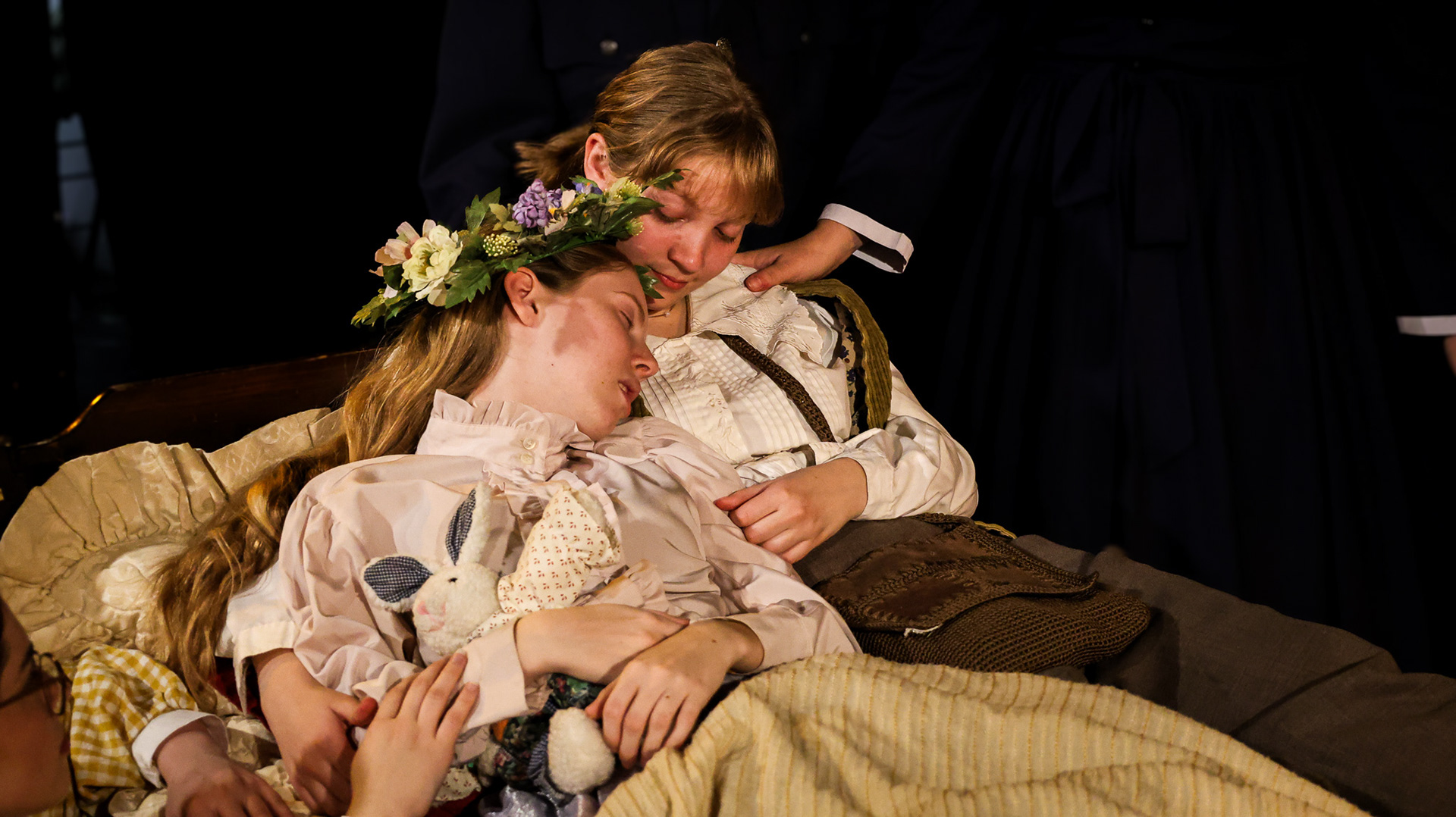 Little Women by Kate Hamill. (Adapted from the novel by Luisa May Alcott) Directed by Oona Hutchman. Produced by Downstage Theatre Company. Performed on December 5th, 6th, and 7th of 2024 at Sarah Lawrence College.