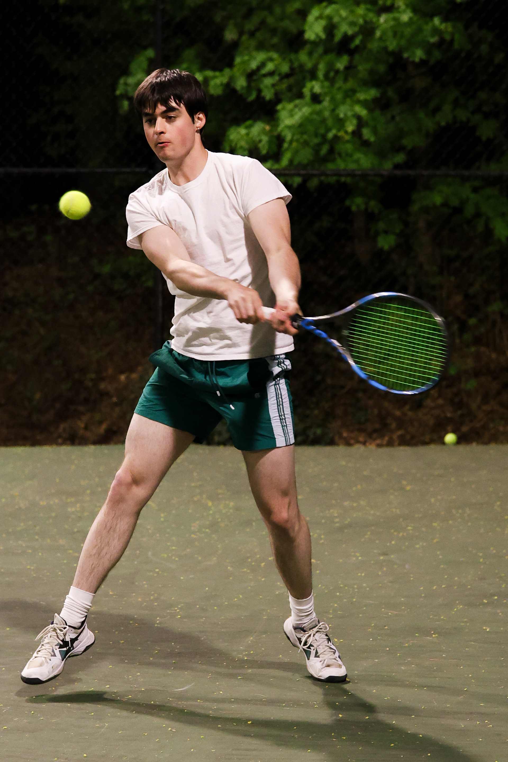 Sarah Lawrence College Men's Tennis Senior Night against St. Joseph's Long Island. Thursday, April 24th, 2025. Bronxville, New York.