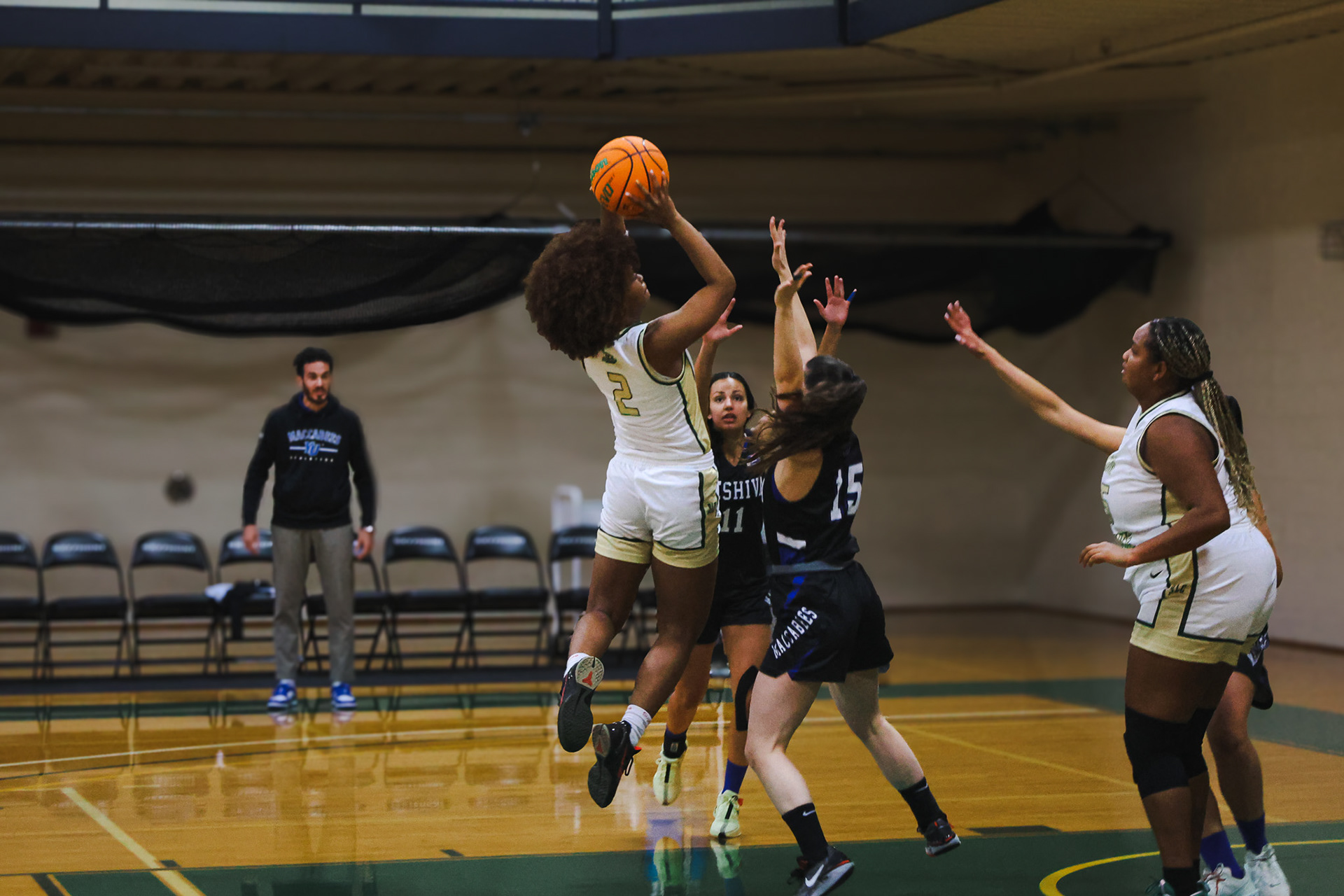 Sarah Lawrence College Women's Basketball Doubleheader against Yeshiva University. Tuesday, November 26th, 2024. Bronxville, New York.