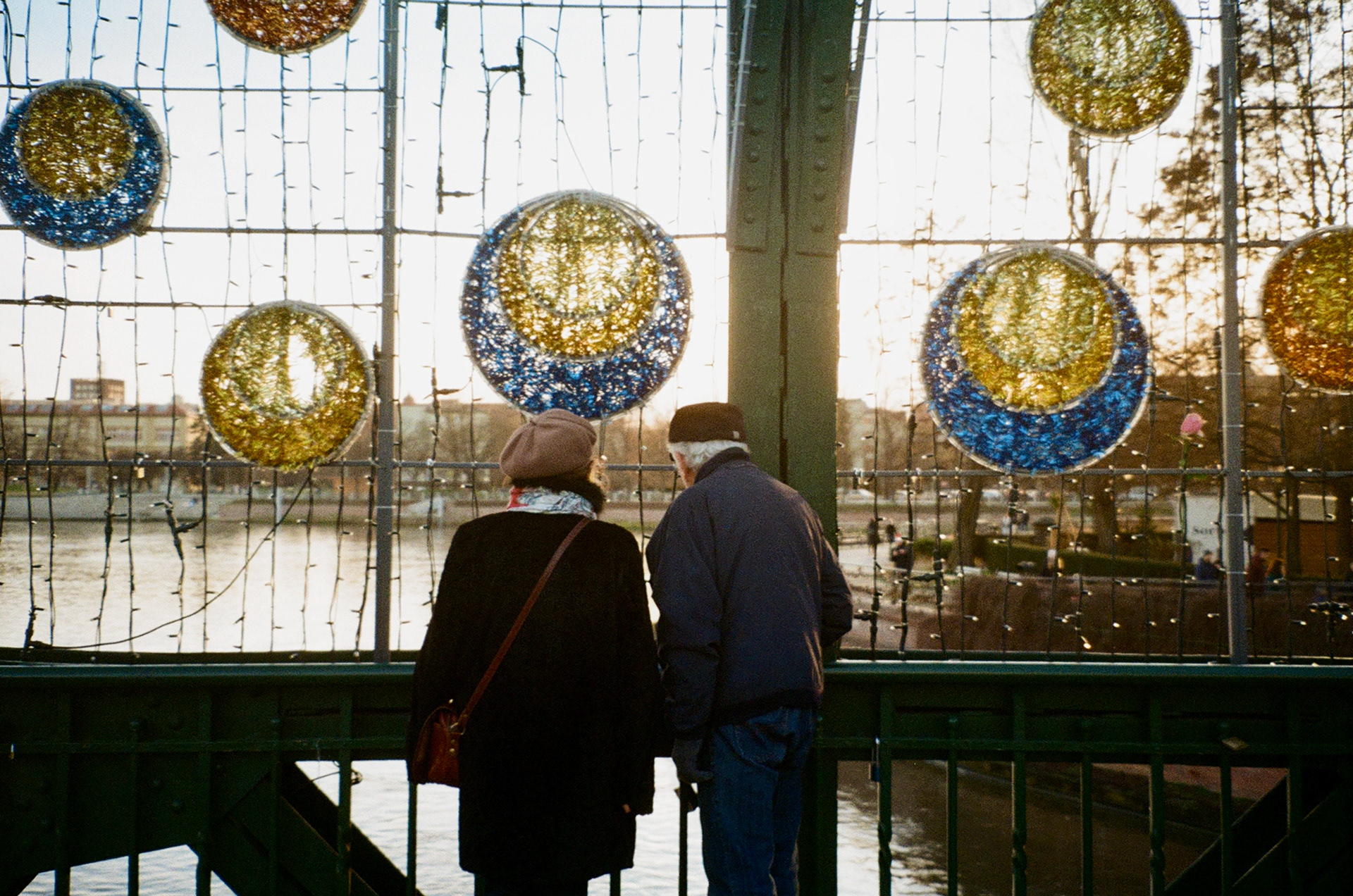 Gnome's Bridge. Wrocław, Poland. December 2023.