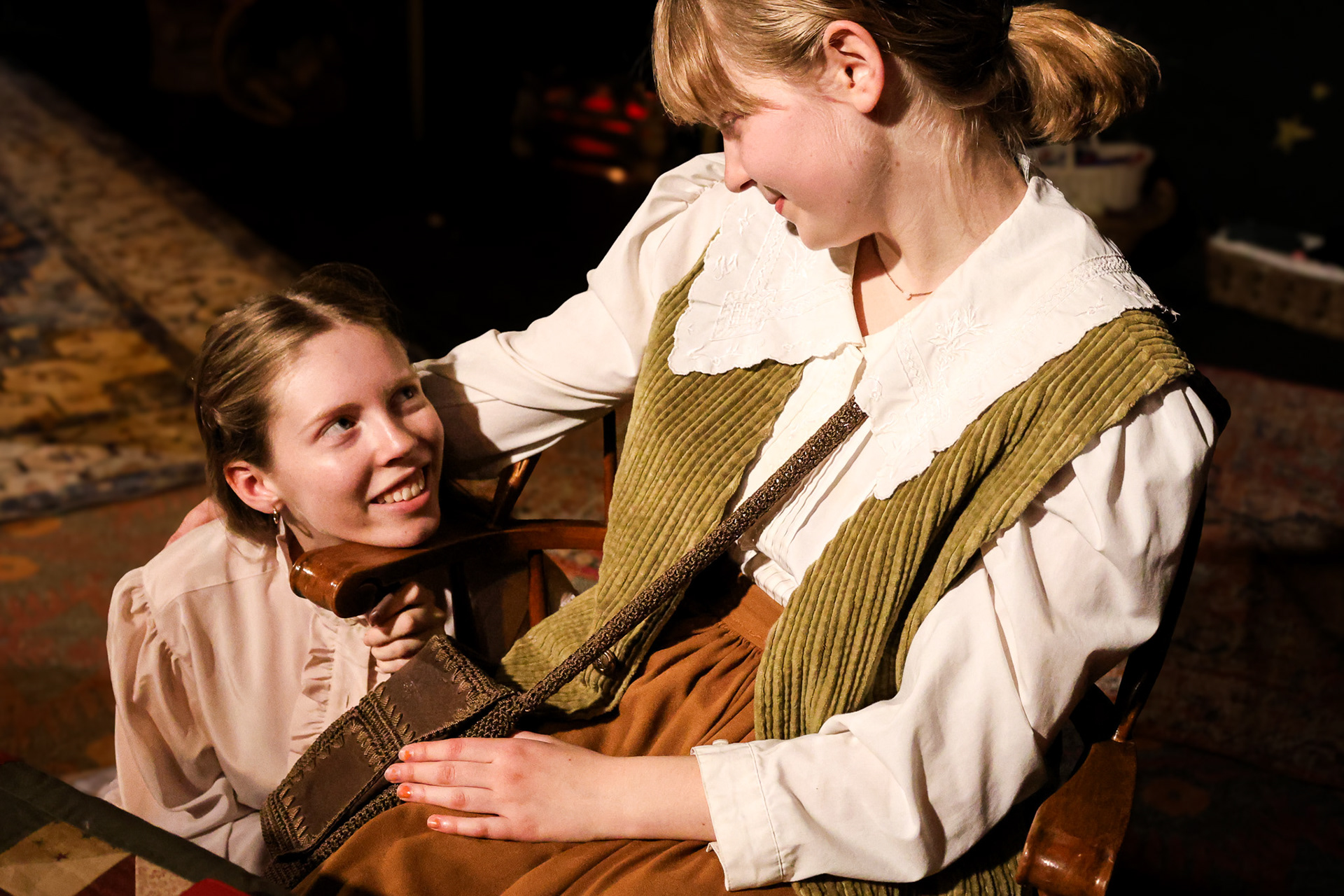 Little Women by Kate Hamill. (Adapted from the novel by Luisa May Alcott) Directed by Oona Hutchman. Produced by Downstage Theatre Company. Performed on December 5th, 6th, and 7th of 2024 at Sarah Lawrence College.