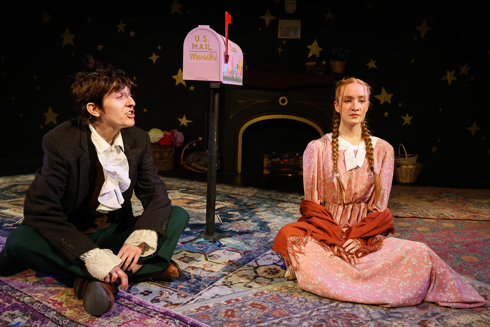 Little Women by Kate Hamill. (Adapted from the novel by Luisa May Alcott) Directed by Oona Hutchman. Produced by Downstage Theatre Company. Performed on December 5th, 6th, and 7th of 2024 at Sarah Lawrence College.