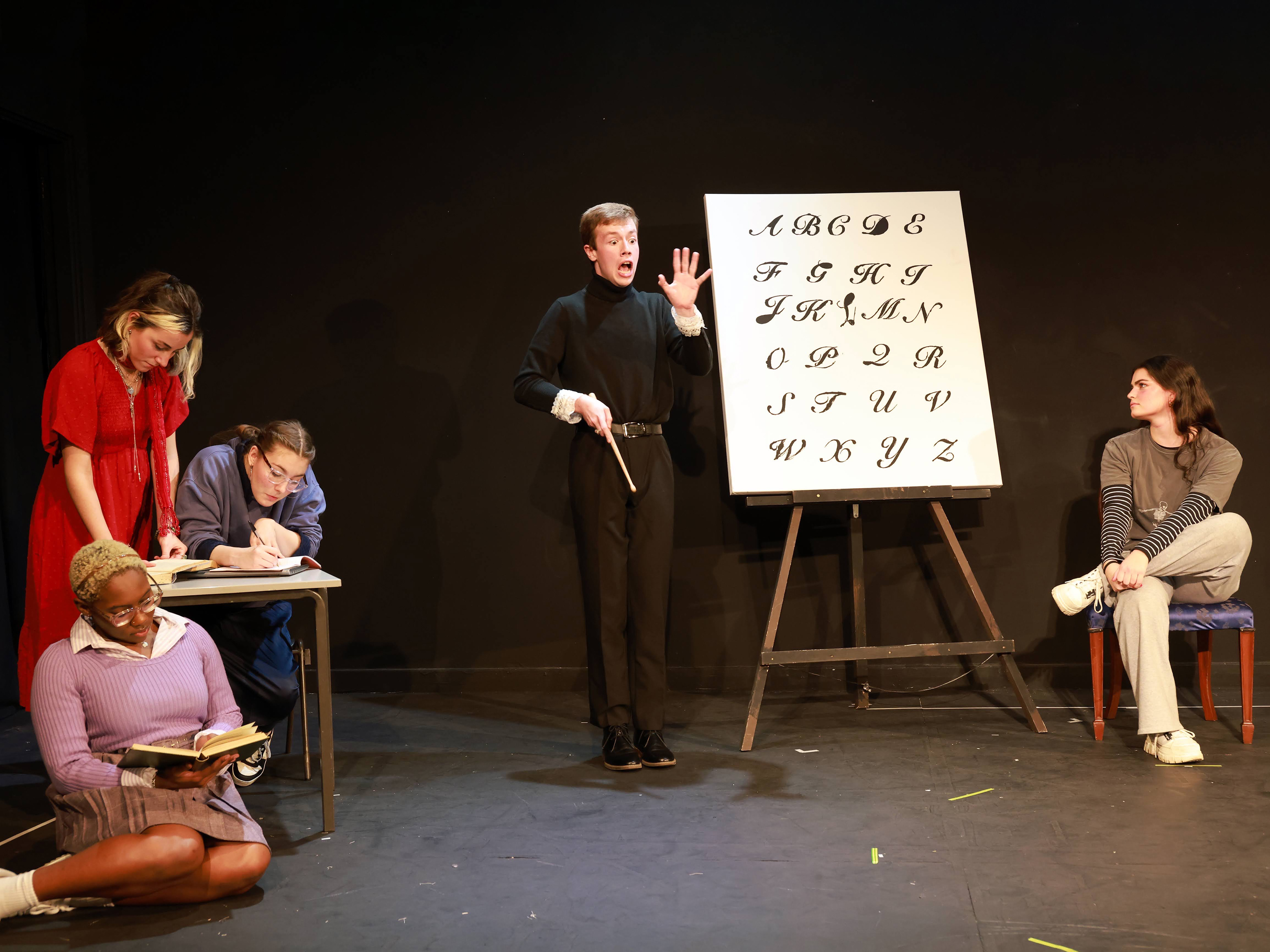 Mad for Love. An adaptation of Lope De Vega's 'La Dama Boba', directed by Paula Rodriguez. Produced by the British American Drama Academy. Performed at the New Diorama Theater in London, UK, on December 13th, 2023.