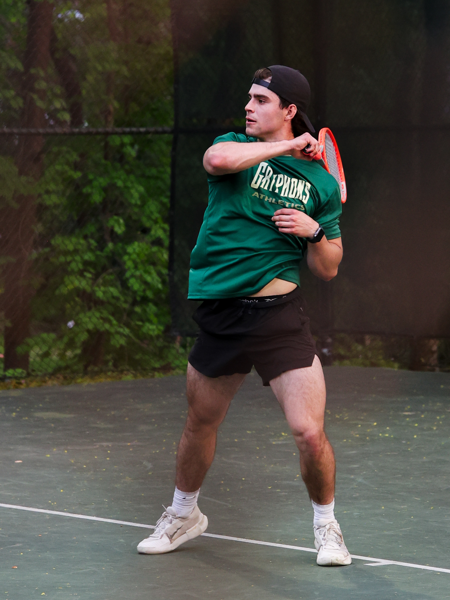 Sarah Lawrence College's Tennis Senior Night against St. Joseph's Long Island. Thursday, April 24th, 2025. Bronxville, New York.