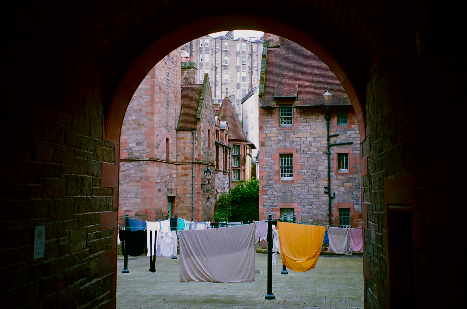 Dean's Village. Edinburgh, Scotland, UK. November 2023.