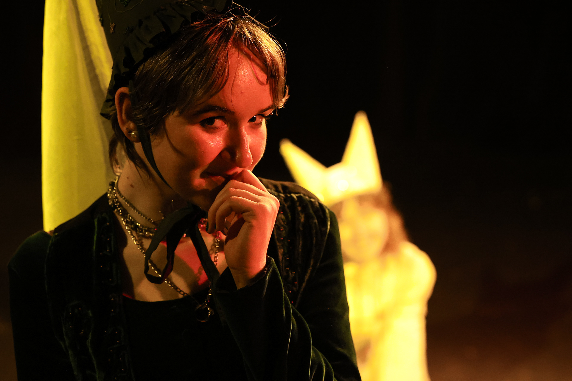 Richard III by William Shakespeare. Performed by Shrews Naked Shakespeare  on April  4th, 5th, and 6th of 2025 at Sarah Lawrence College.