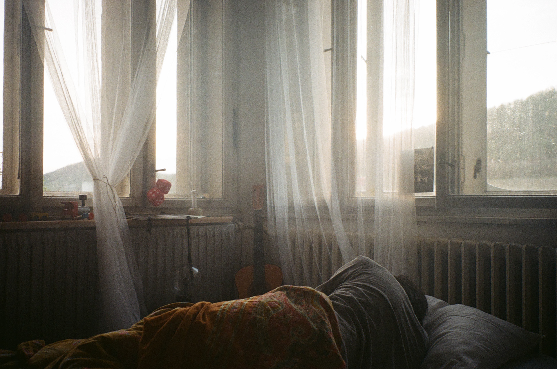 Behind the scenes of Memory: a short film by Joshua Kohler. Prague, Czechia. April 2024.