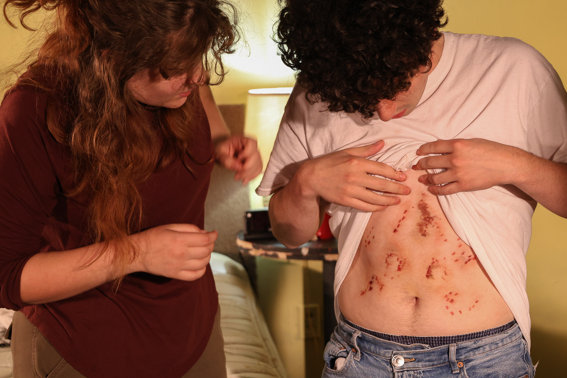 Bug by Tracy Letts. Directed by Sarah Luczak. Produced by Melancholy Players Theatre Company. Performed on November  21st, 22nd, and 23rd of 2024 at Sarah Lawrence College.