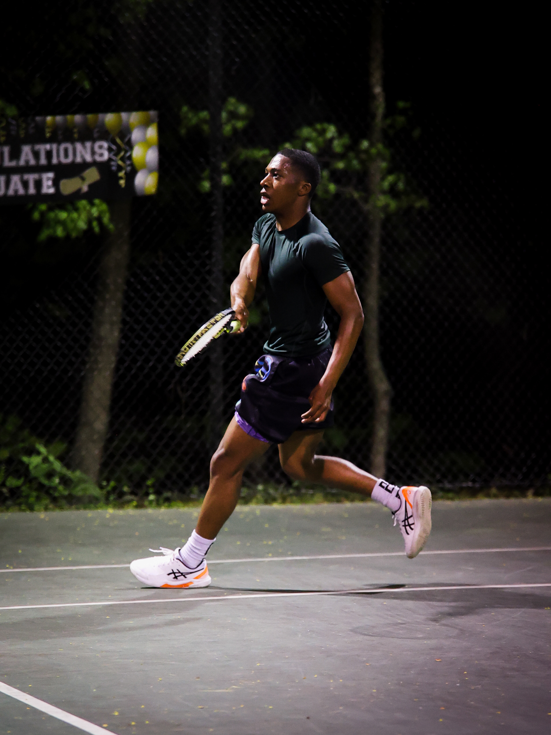 Sarah Lawrence College Men's Tennis Senior Night against St. Joseph's Long Island. Thursday, April 24th, 2025. Bronxville, New York.