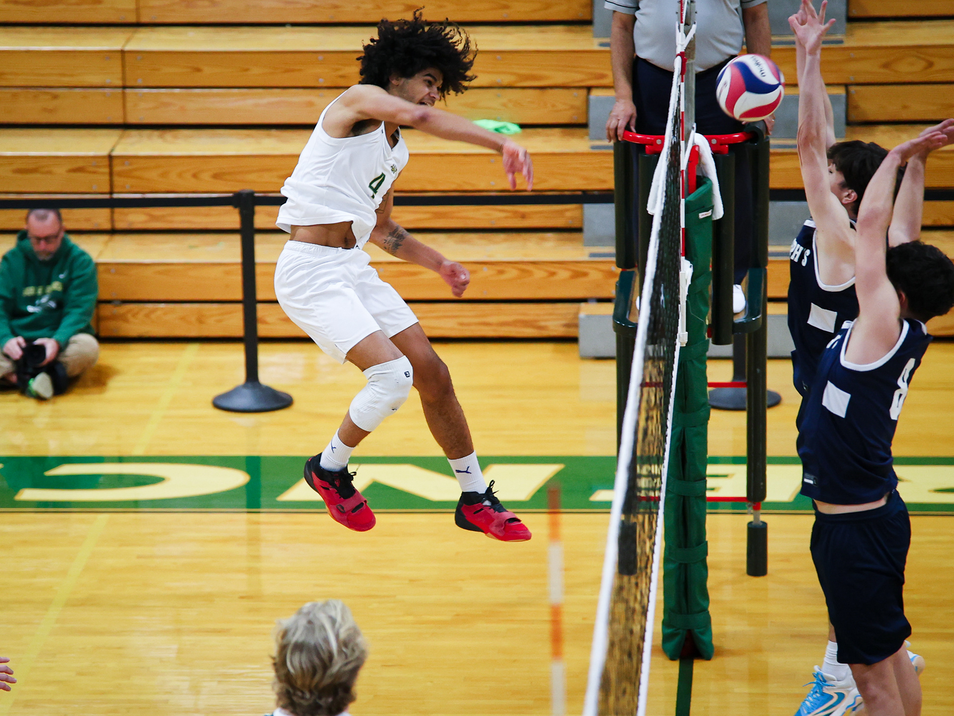 Sarah Lawrence College Men's Volleyball against St. Joseph's Brooklyn. Monday, March 3rd, 2025. Bronxville, New York.