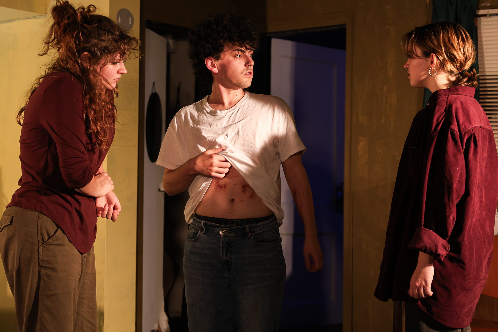 Bug by Tracy Letts. Directed by Sarah Luczak. Produced by Melancholy Players Theatre Company. Performed on November  21st, 22nd, and 23rd of 2024 at Sarah Lawrence College.