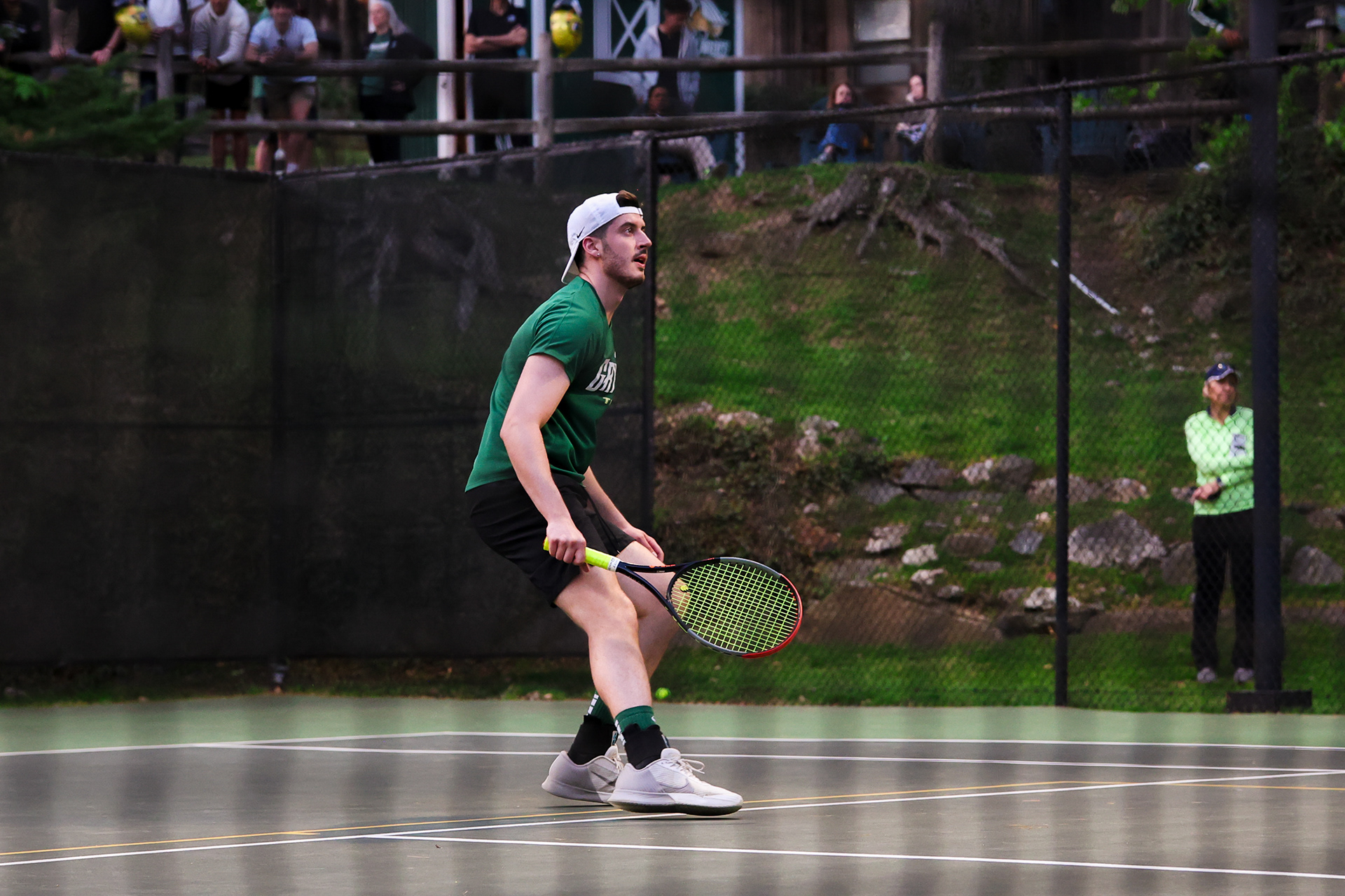 Sarah Lawrence College's Tennis Senior Night against St. Joseph's Long Island. Thursday, April 24th, 2025. Bronxville, New York.