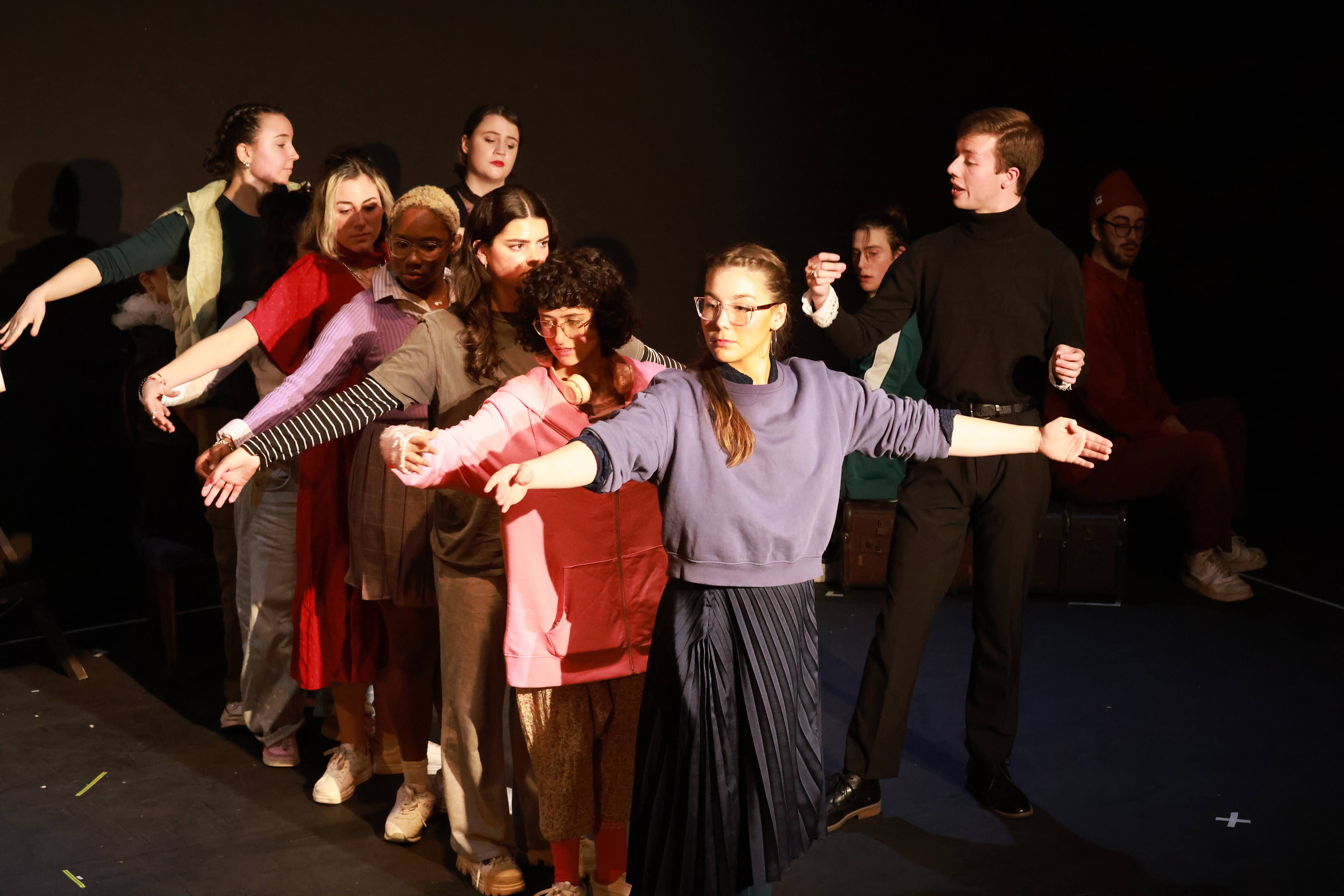 Mad for Love. An adaptation of Lope De Vega's 'La Dama Boba', directed by Paula Rodriguez. Produced by the British American Drama Academy. Performed at the New Diorama Theater in London, UK, on December 13th, 2023.