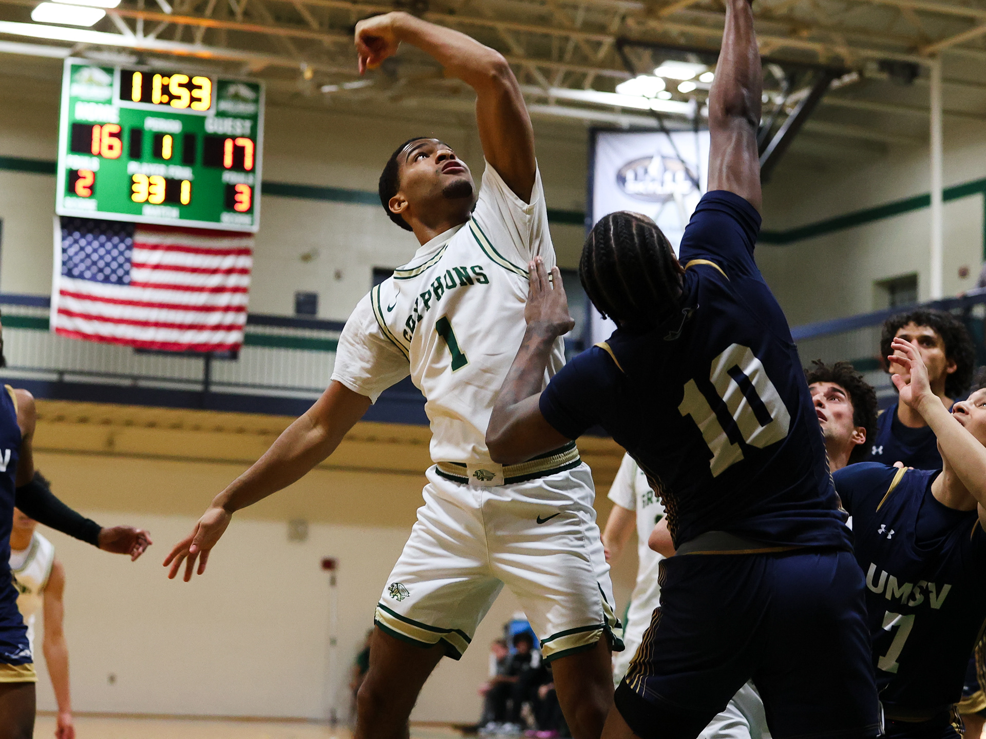 Sarah Lawrence College Men's Basketball Skyline Conference Championship against University of Mount Saint Vincent. Tuesday, February 25th, 2025. Bronxville, New York.
